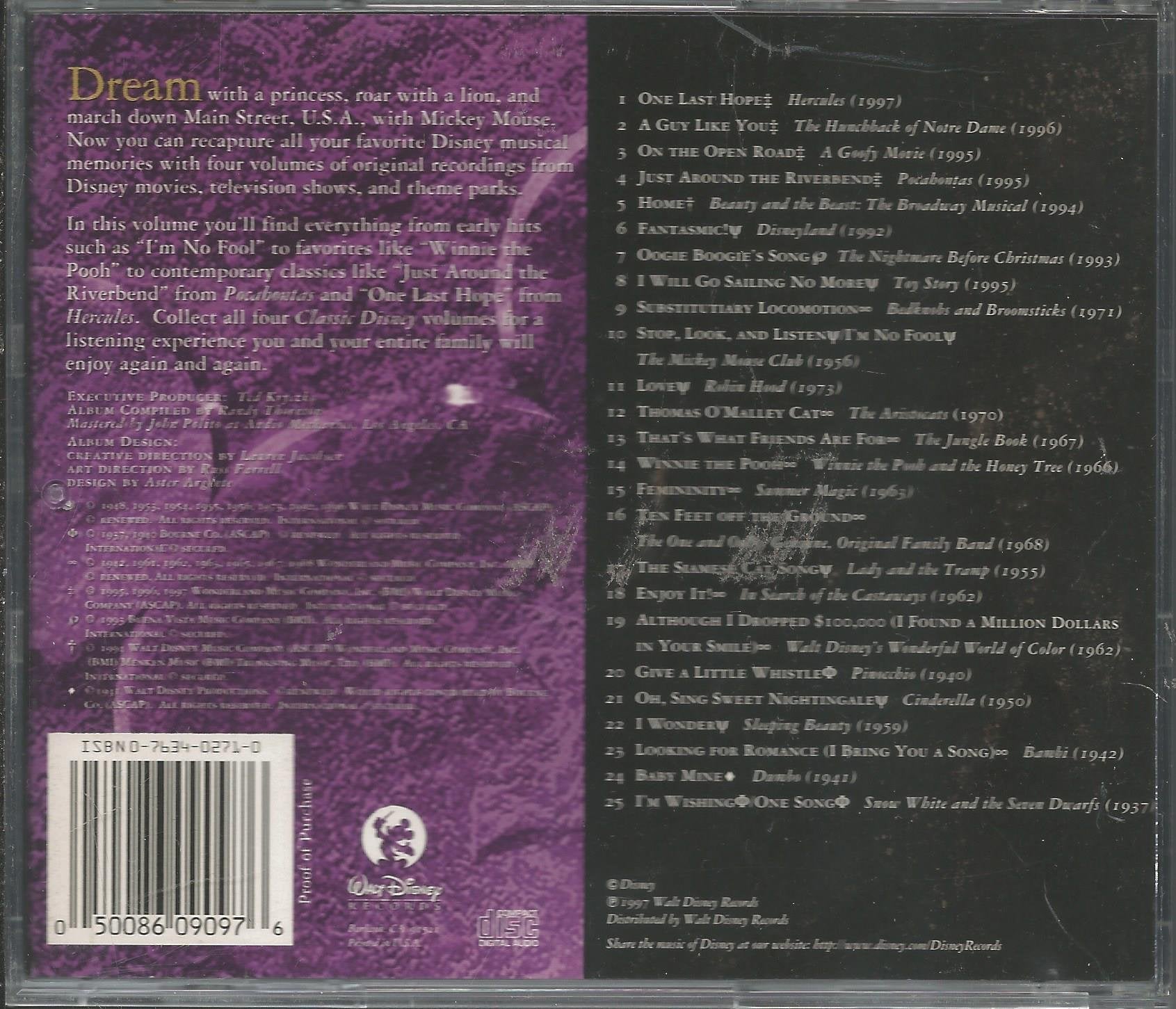 Classic Disney, Vol. 4: 60 Years of Musical Magic used book depot