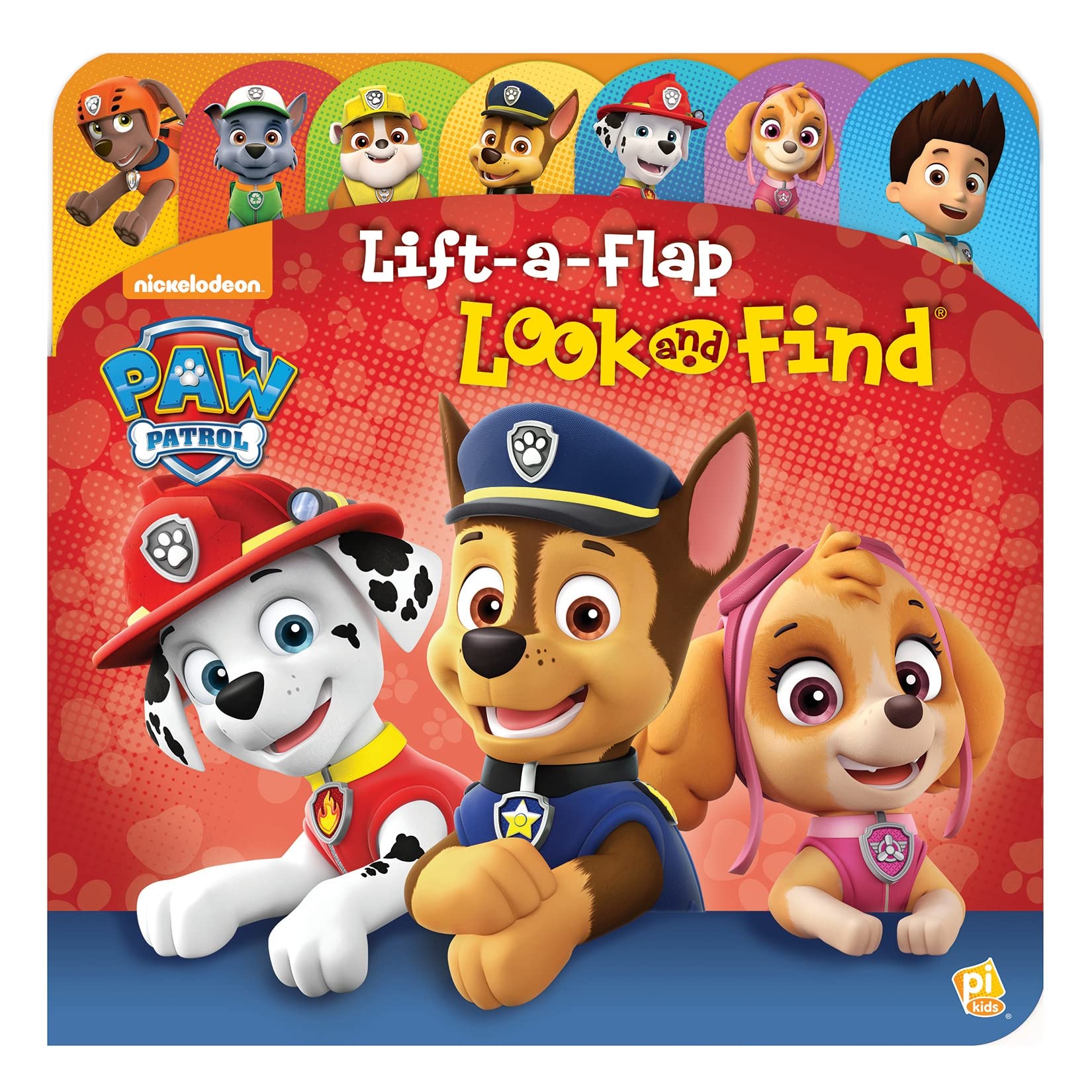 Nickelodeon PAW Patrol - Lift-a-Flap Look and Find Board Book - PI Kids used book depot