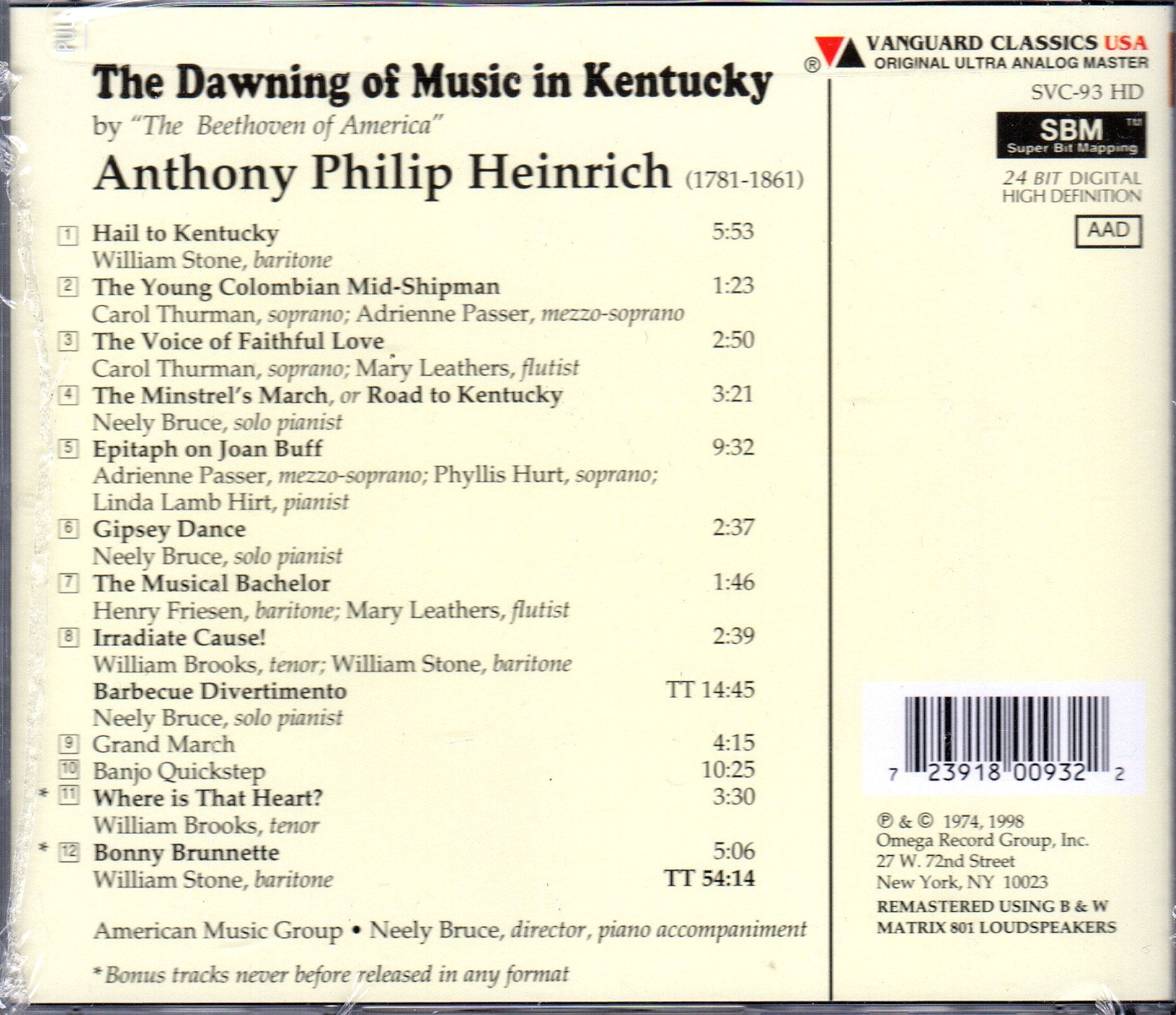 Dawning of Music in Kentucky used book depot