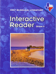 Literature, Interactive Reader Grade 6: Holt Mcdougal Literature Texas