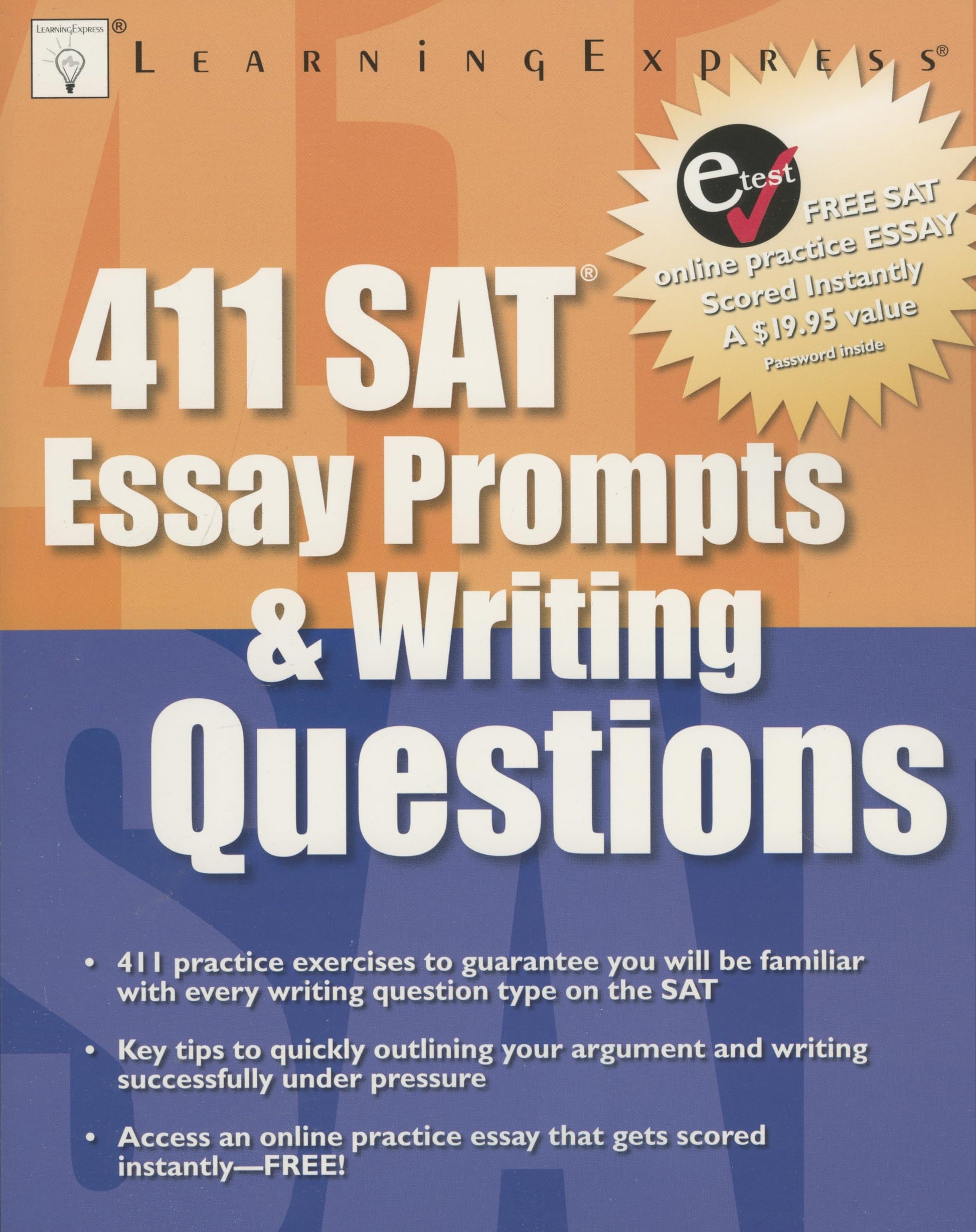 411 SAT Essay Prompts & Writing Questions used book depot