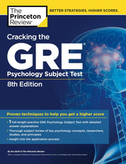 Cracking the GRE Psychology Subject Test, 8th Edition (Graduate School Test Preparation) used book depot