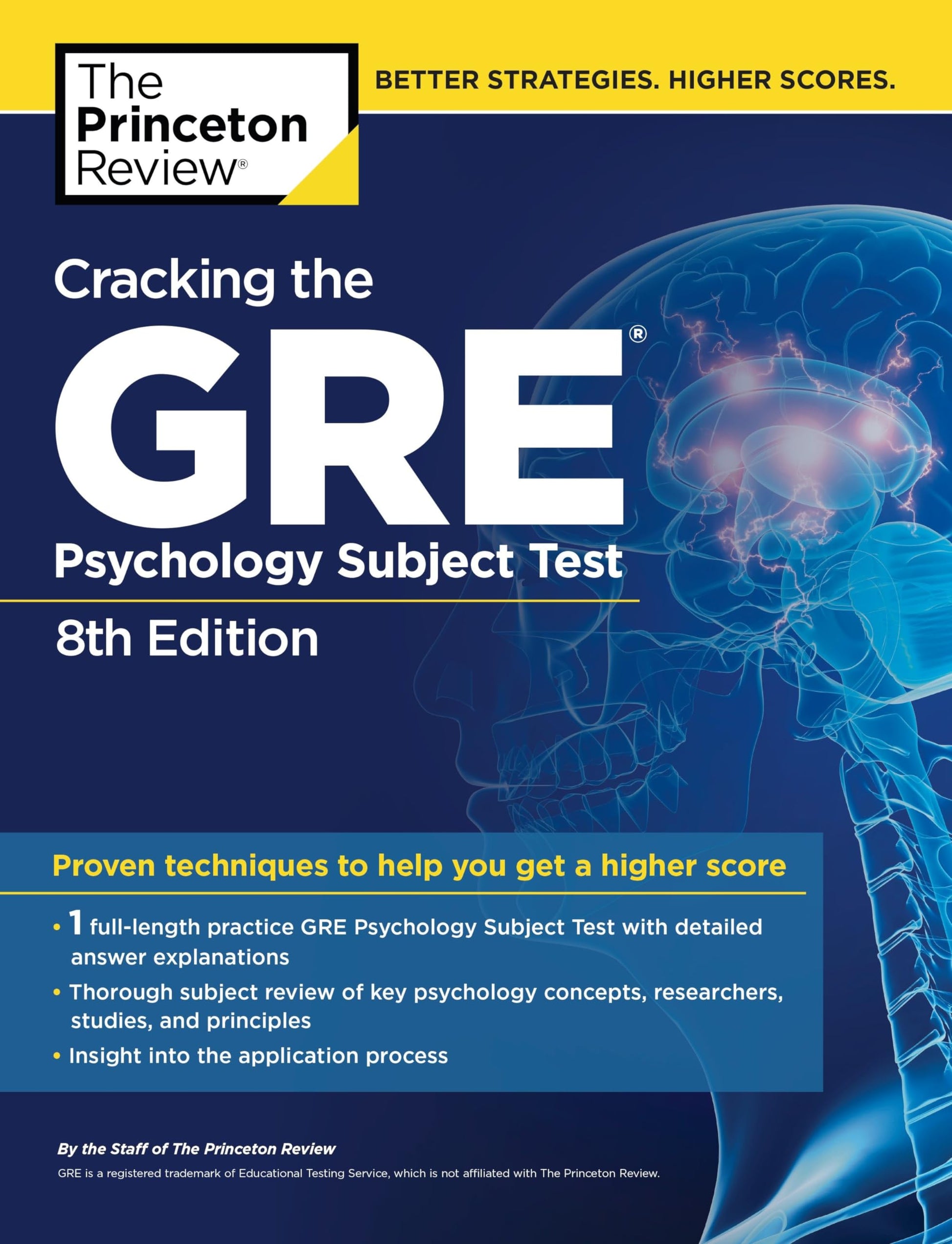 Cracking the GRE Psychology Subject Test, 8th Edition (Graduate School Test Preparation) used book depot