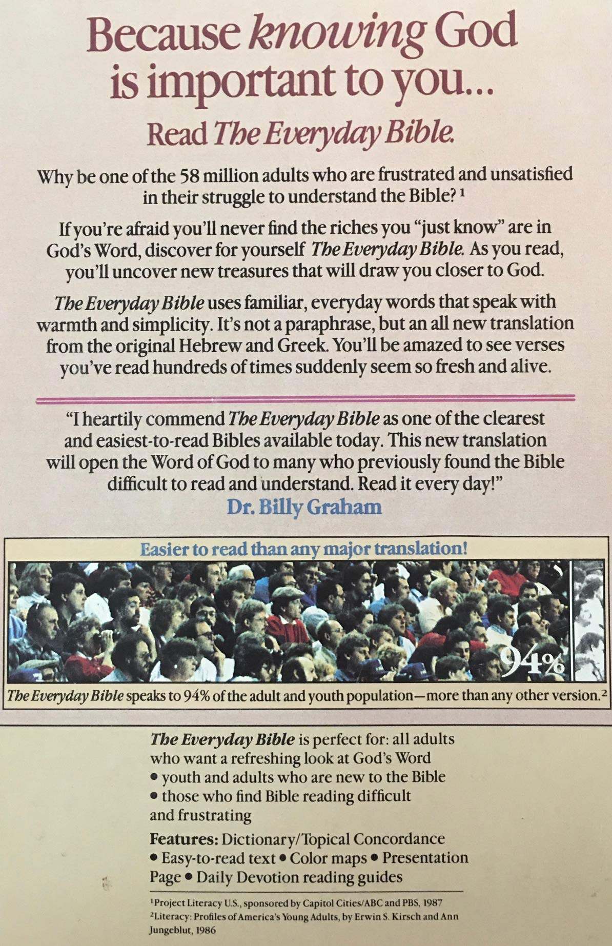 The Everyday Bible: New Century Version: Clearly Translated for Life