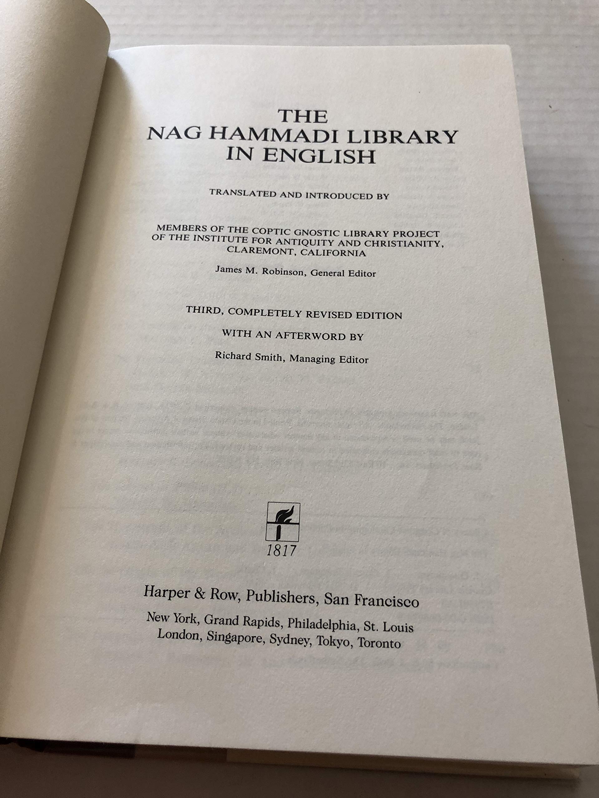 The Nag Hammadi Library in English used book depot
