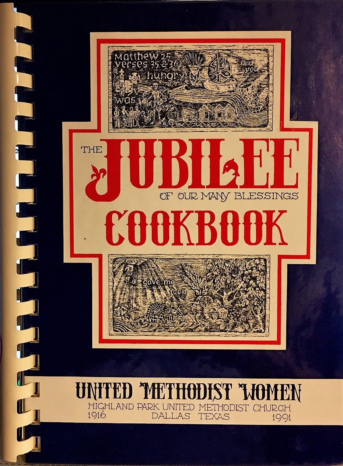 The Jubilee of Our Many Blessings Cookbook used book depot