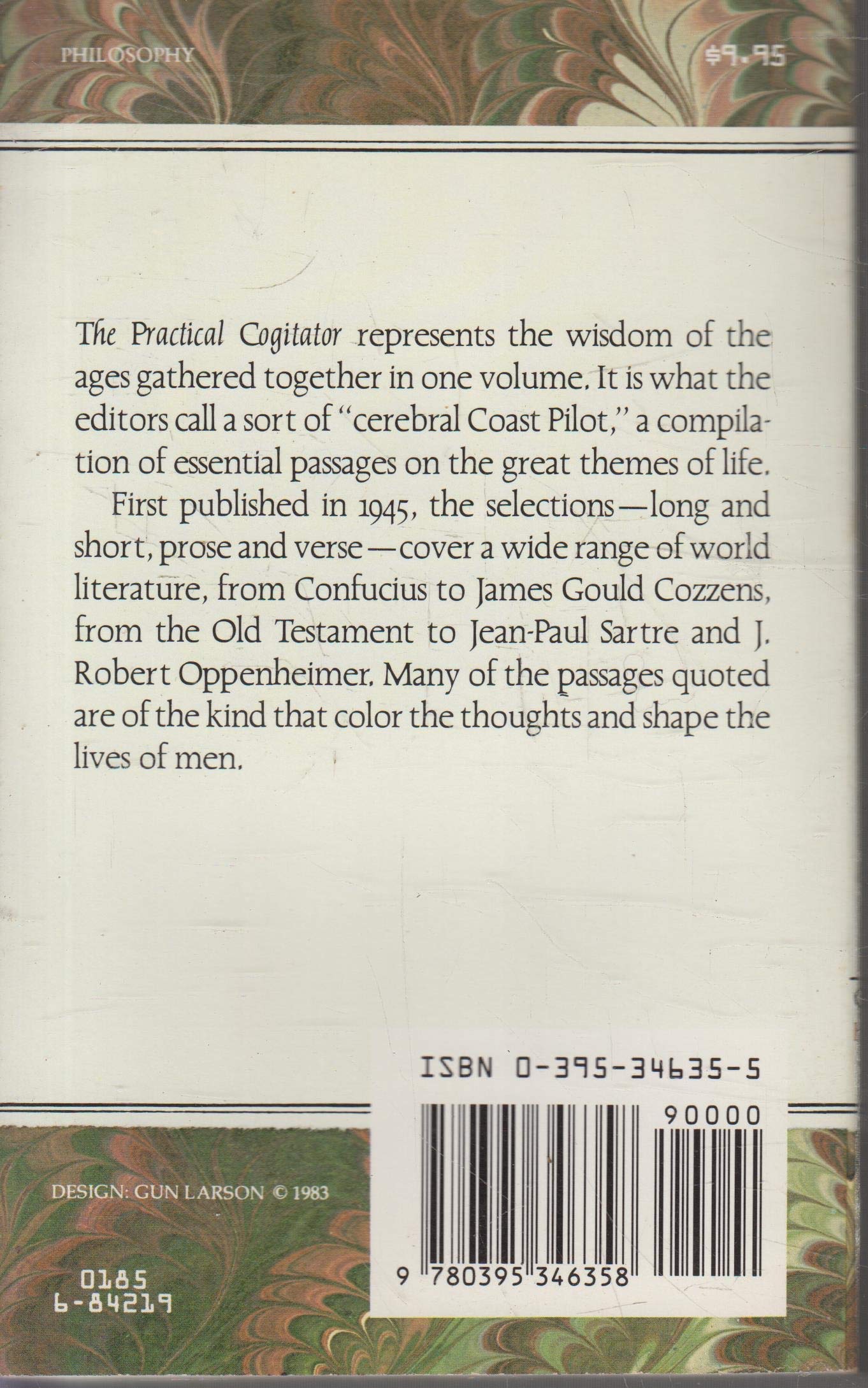 The Practical Cogitator or The Thinker's Anthology used book depot