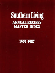 Southern Living Annual Recipes Master Index 1979-1987 used book depot