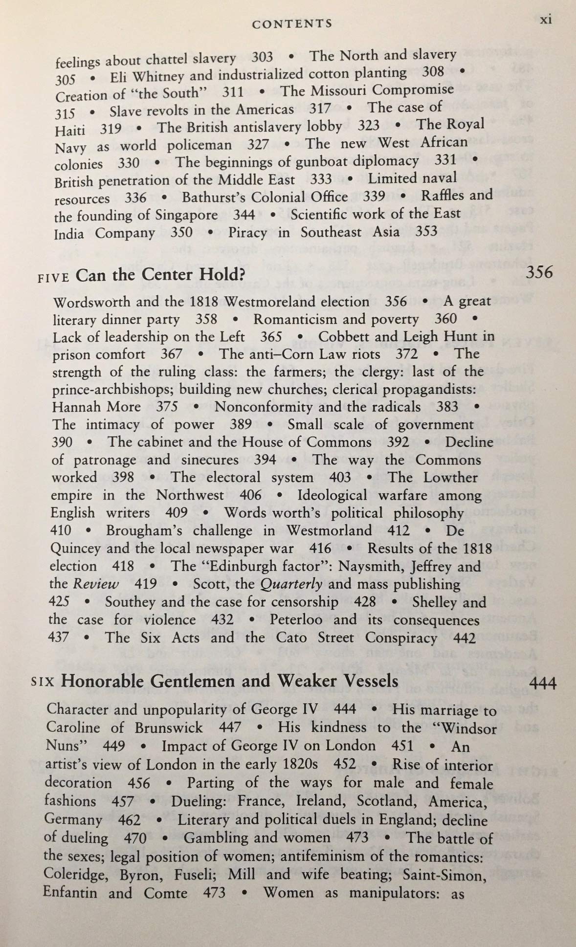 The Birth of the Modern: World Society, 1815-1830