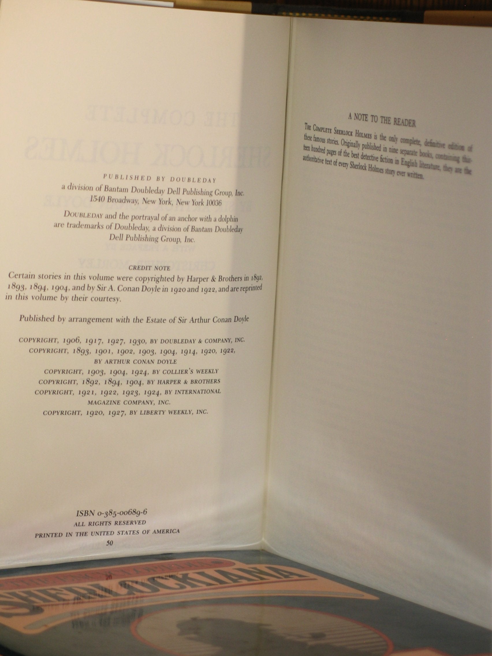 The Complete Sherlock Holmes used book depot