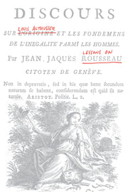 Lessons on Rousseau used book depot