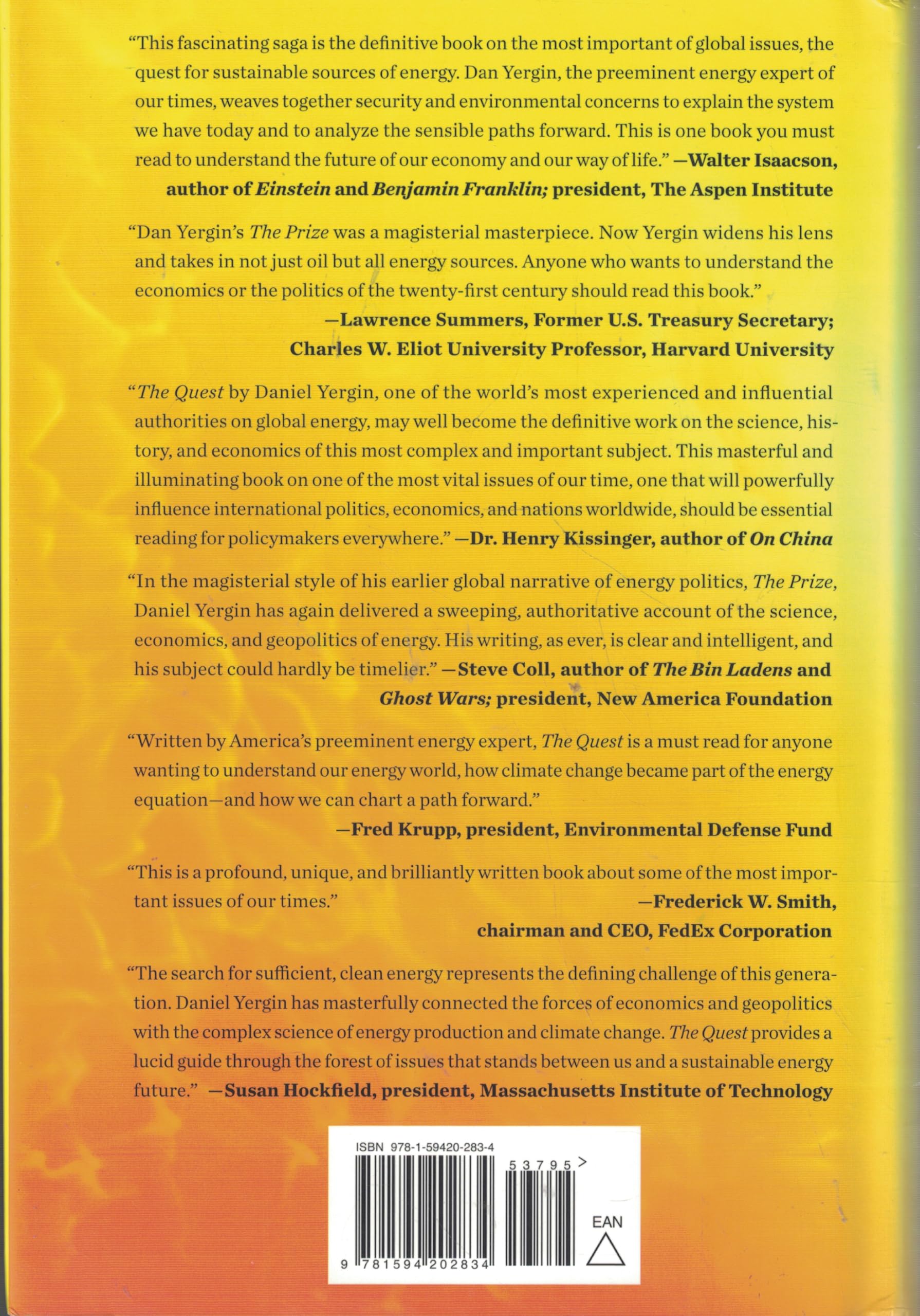 The Quest: Energy, Security, and the Remaking of the Modern World used book depot