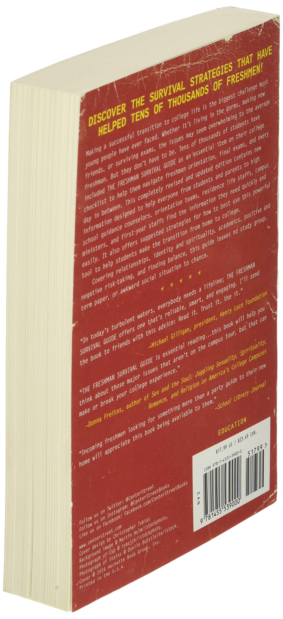 The Freshman Survival Guide: Soulful Advice for Studying, Socializing, and Everything In Between used book depot