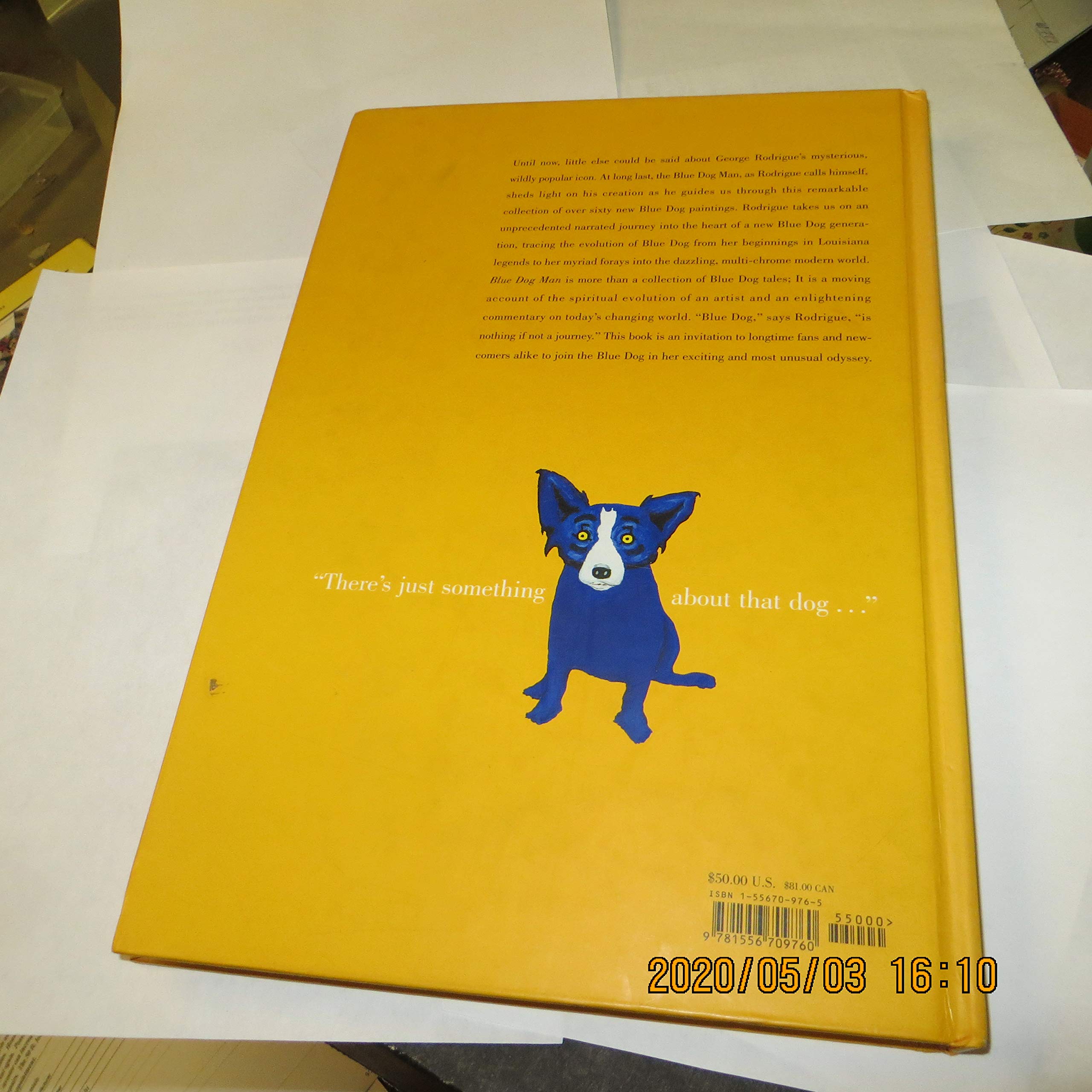 Blue Dog Man used book depot