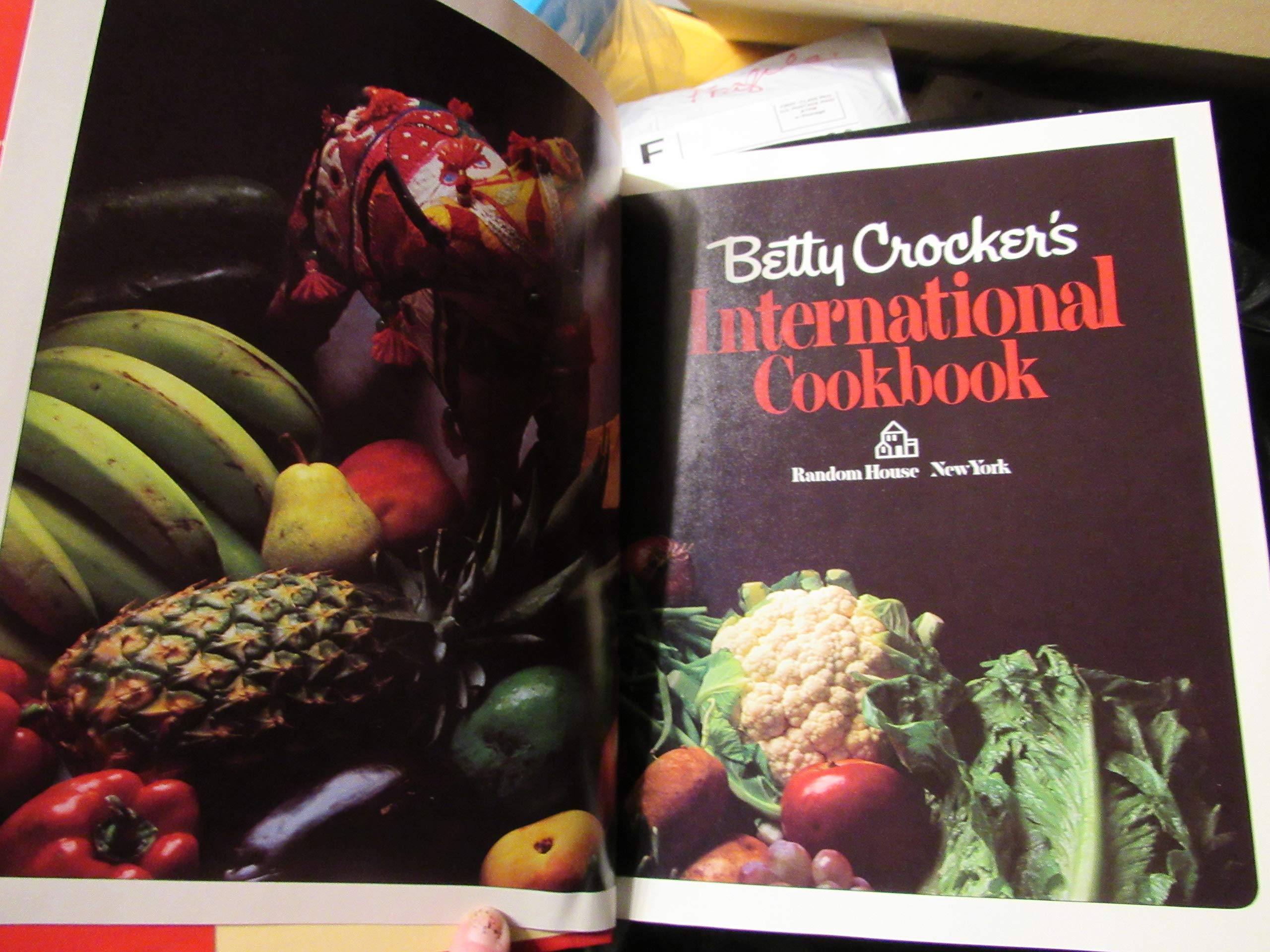 Betty Crocker's International Cookbook used book depot