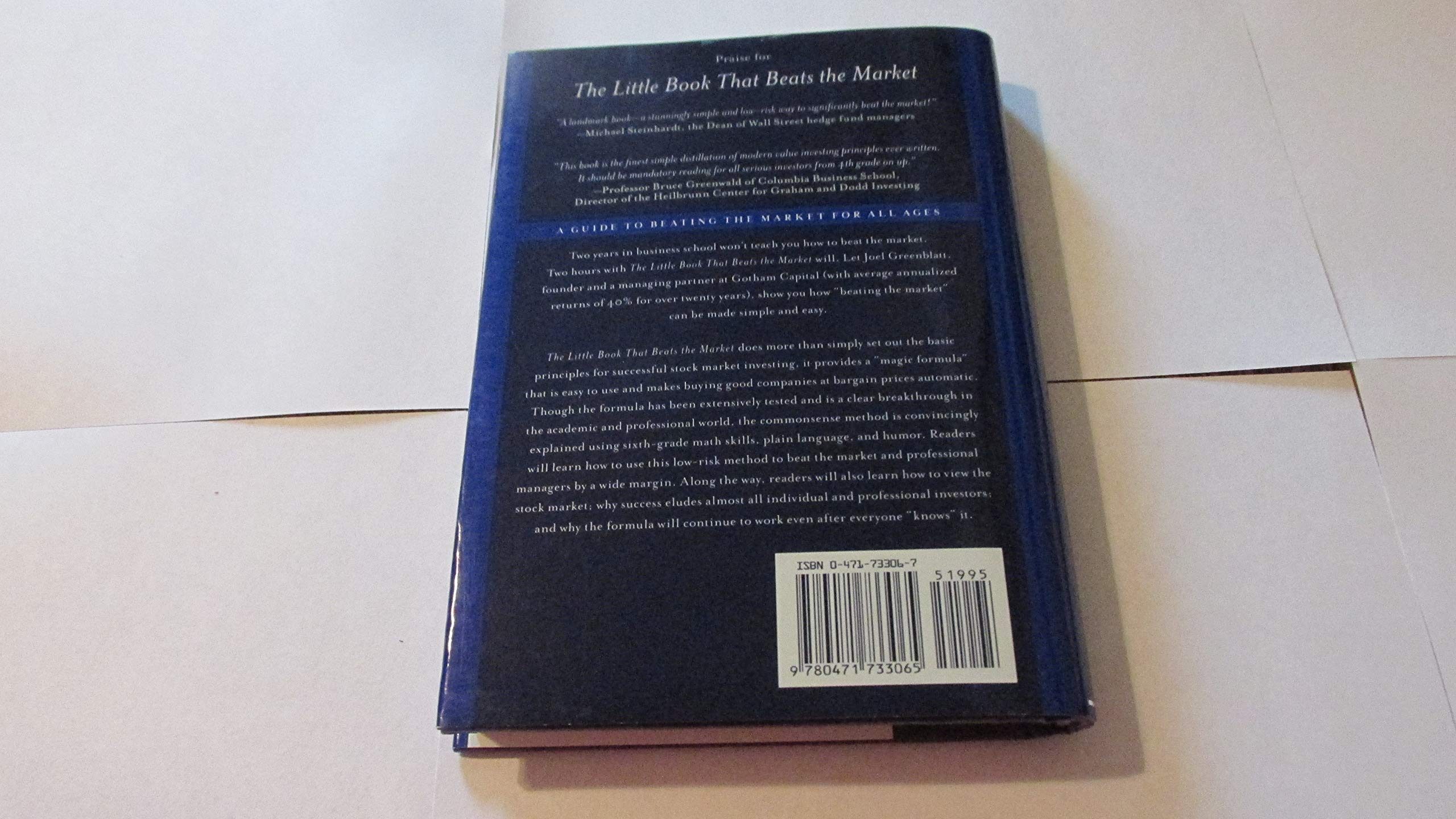 The Little Book That Beats the Market used book depot