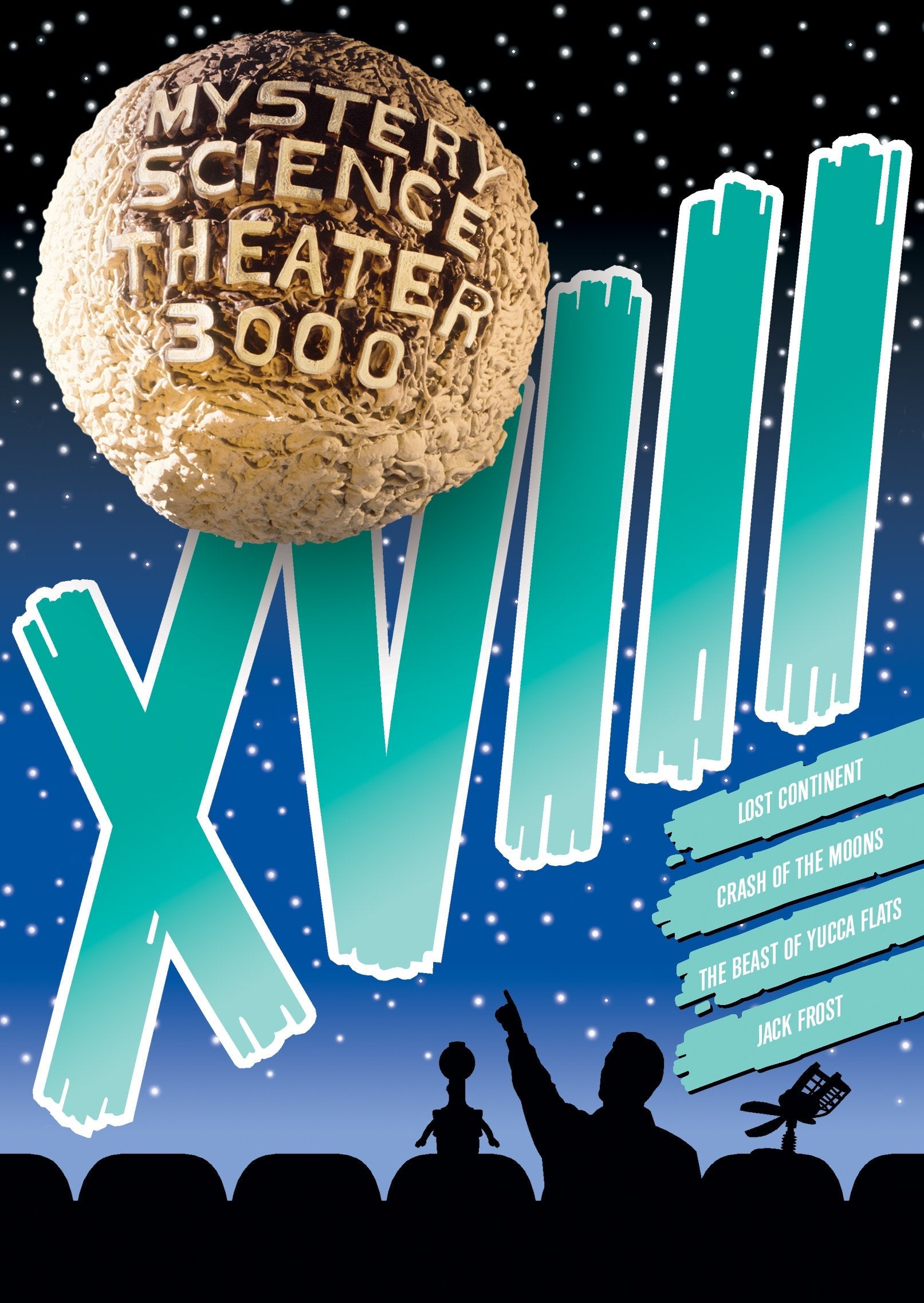 Mystery Science Theater 3000, Vol. XVIII (Lost Continent / Crash of the Moons / The Beast of Yucca Flats / Jack Frost) used book depot