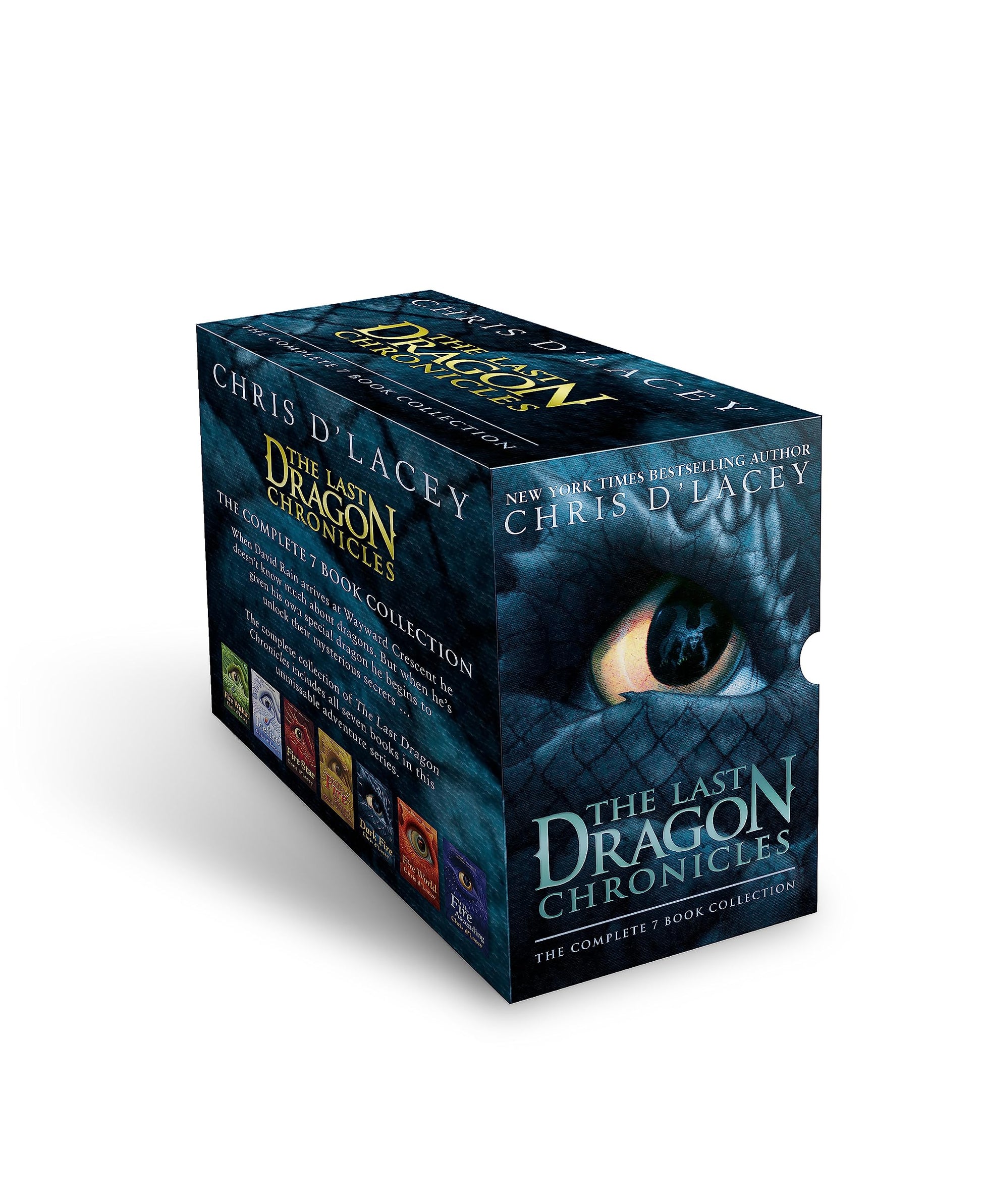 Chris D'Lacey The Last Dragon Chronicles Collection 7 Books Box Set used book depot