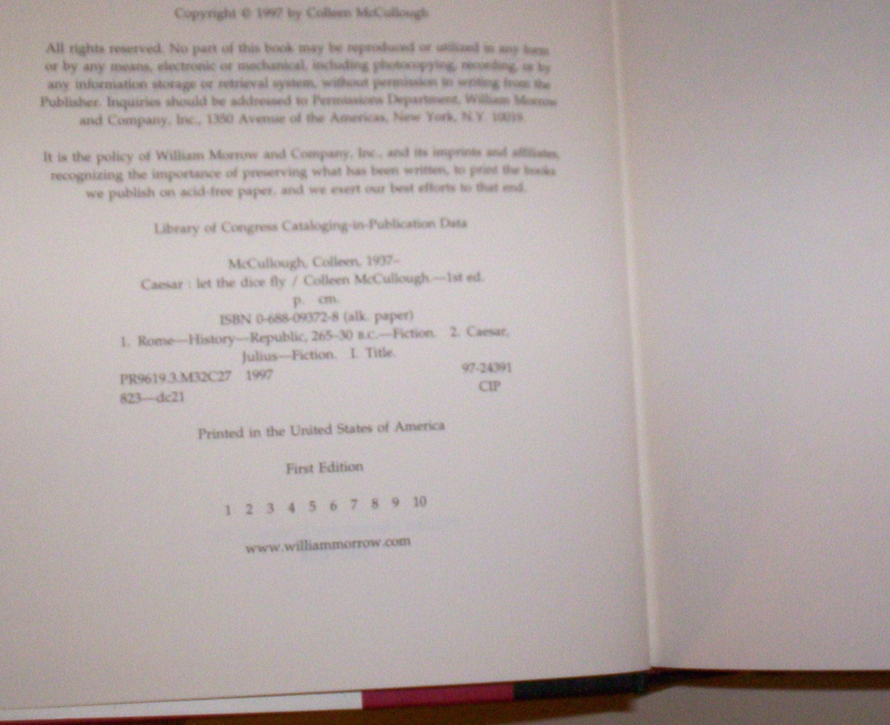Caesar (Masters of Rome) used book depot