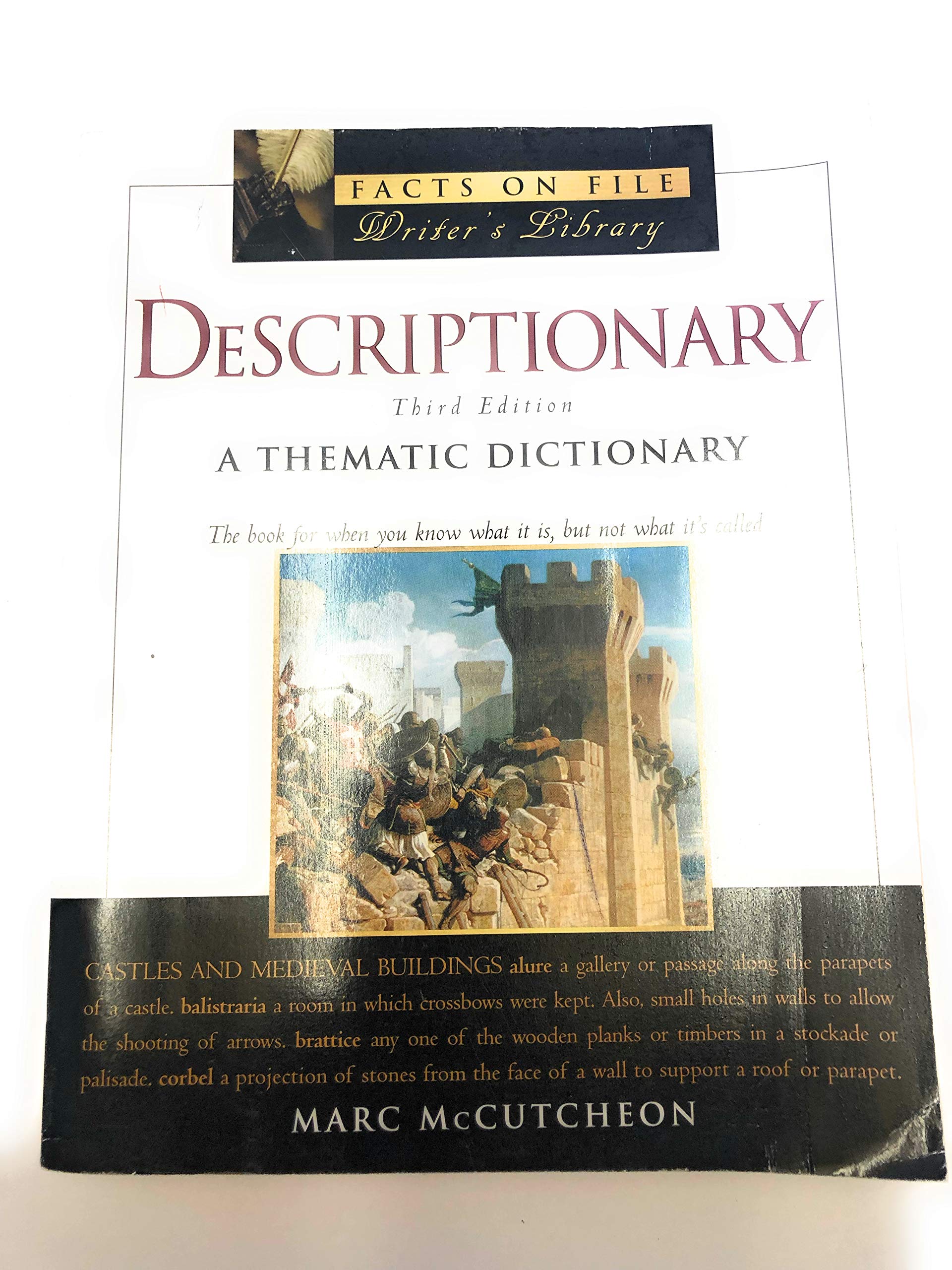 Descriptionary: A Thematic Dictionary used book depot
