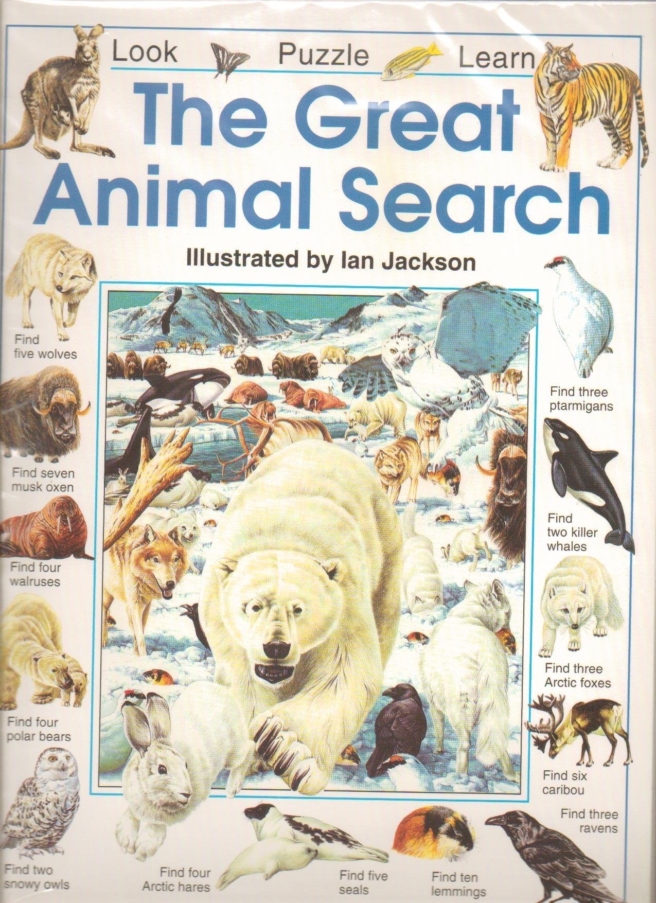 The great animal search (Look, puzzle, learn) used book depot