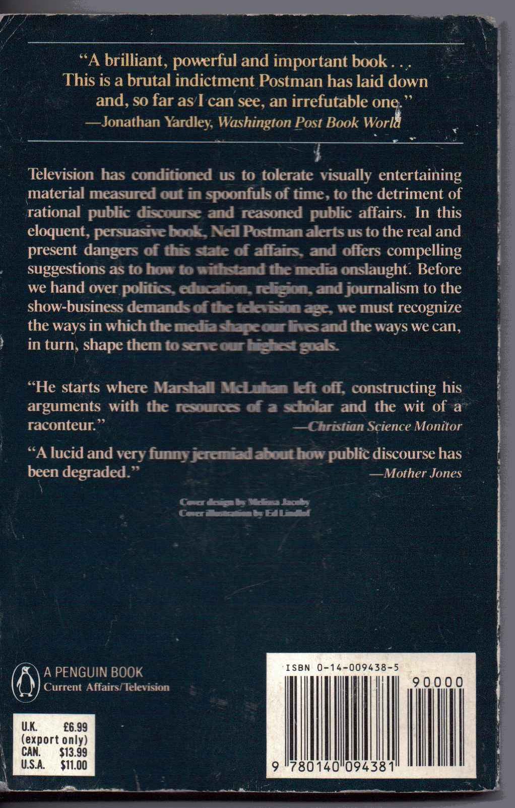 Amusing Ourselves to Death: Public Discourse in the Age of Show Business used book depot