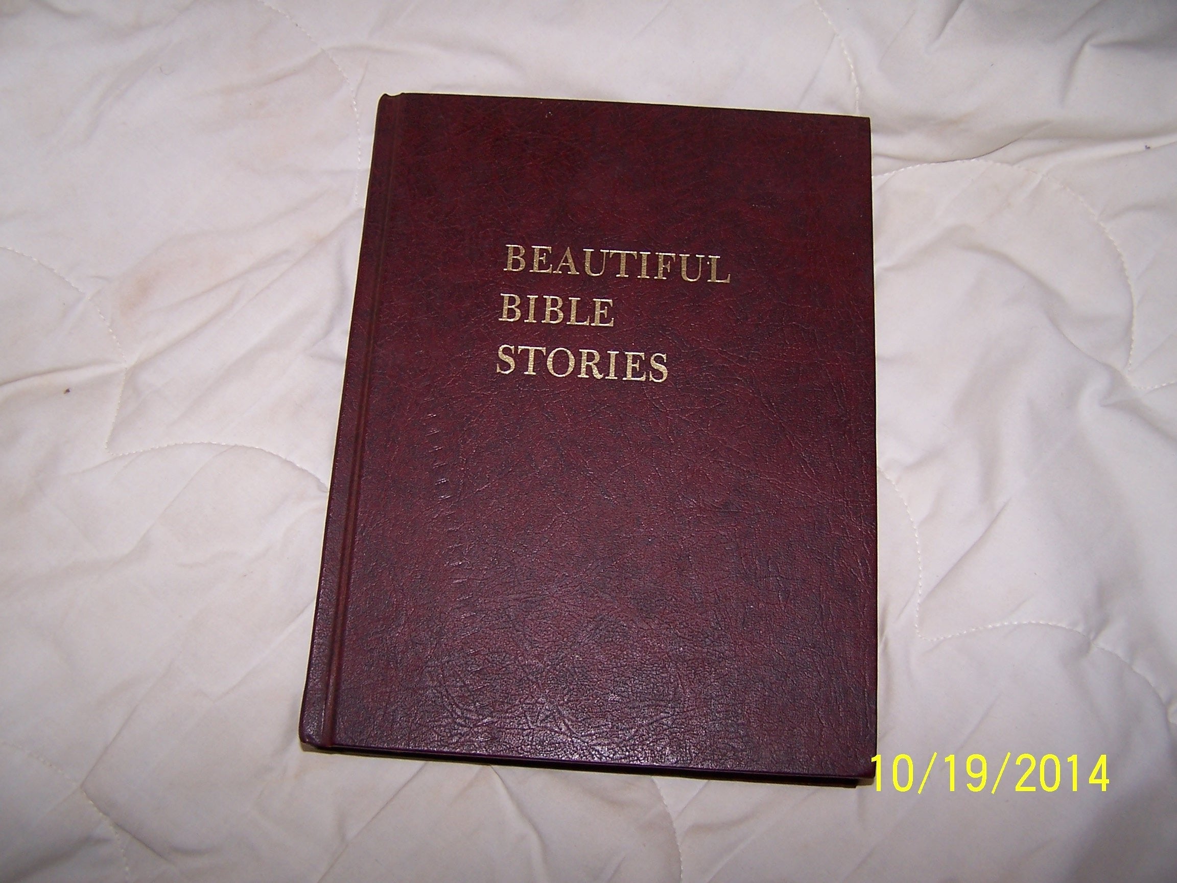 Beautiful Bible Stories (Illustrated) (Large Print) used book depot
