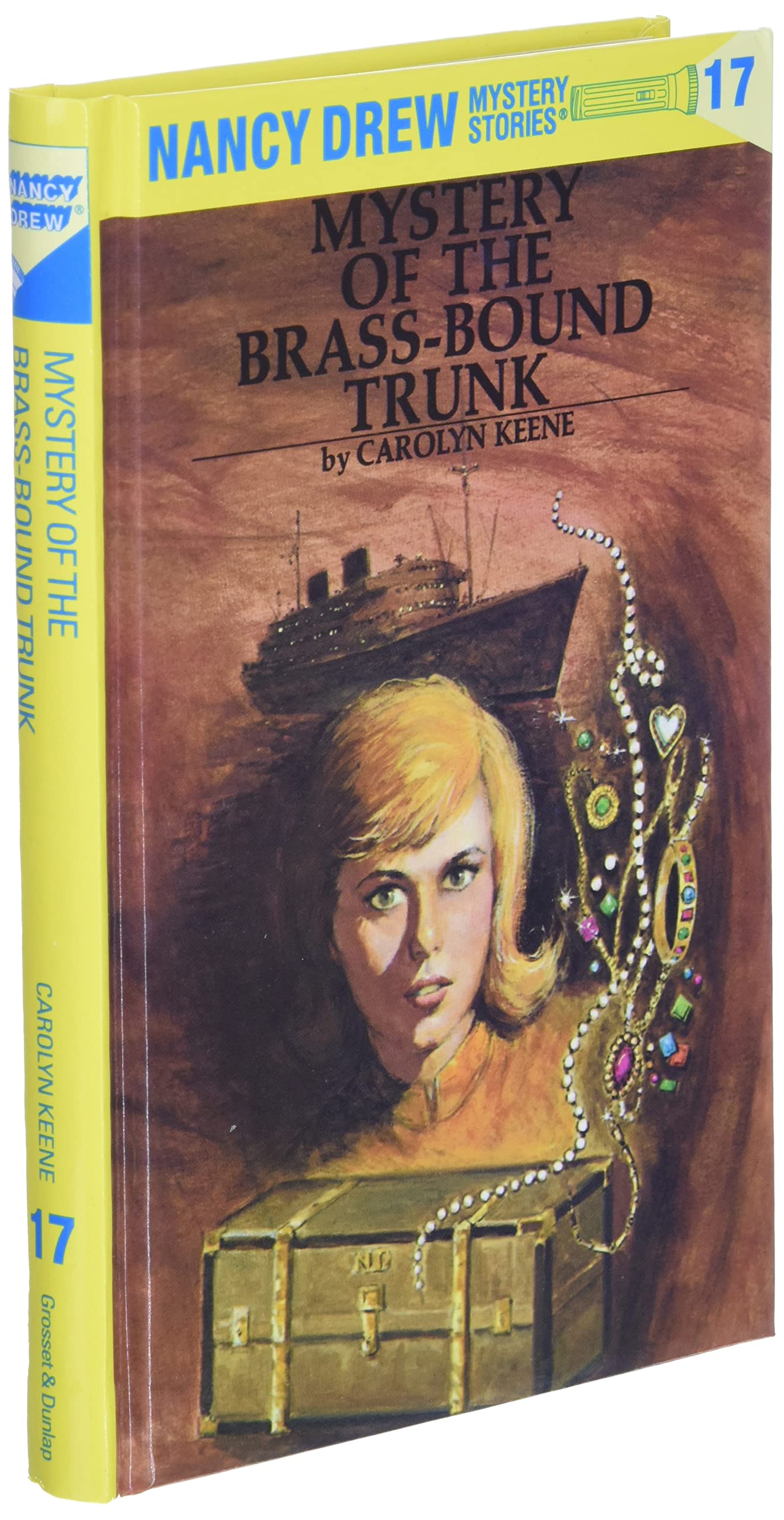 The Mystery of the Brass-Bound Trunk (Nancy Drew, Book 17) used book depot