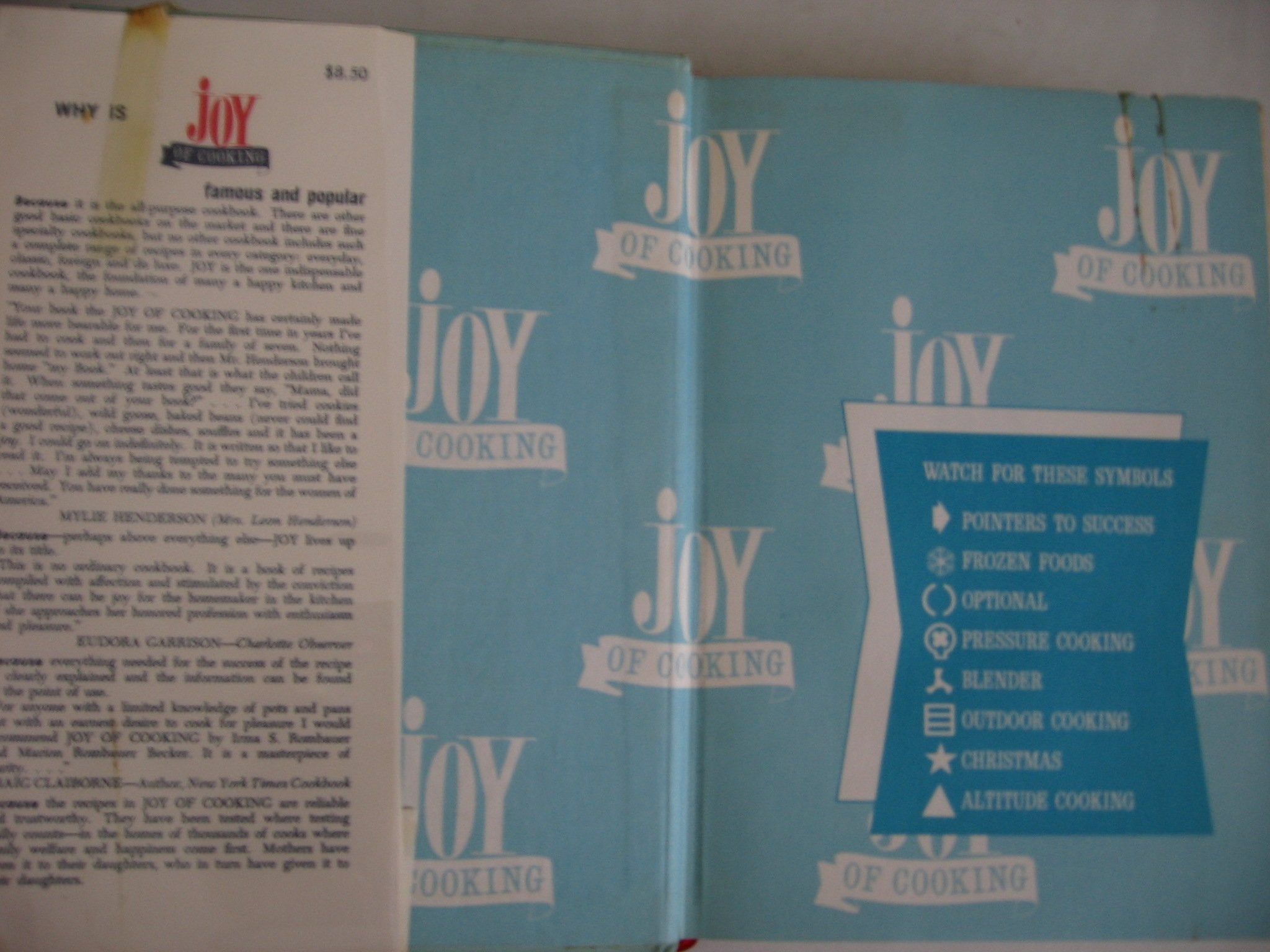 Joy of Cooking - Revised & Enlarged Over 4300 Recipes, 1200 New Recipes & New Illustrations)