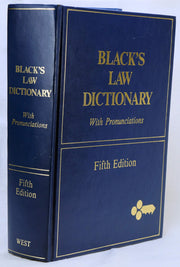 Black's Law Dictionary: Definitions of the Terms and Phrases of American and English Jurisprudence, Ancient and Modern, 5th Edition used book depot