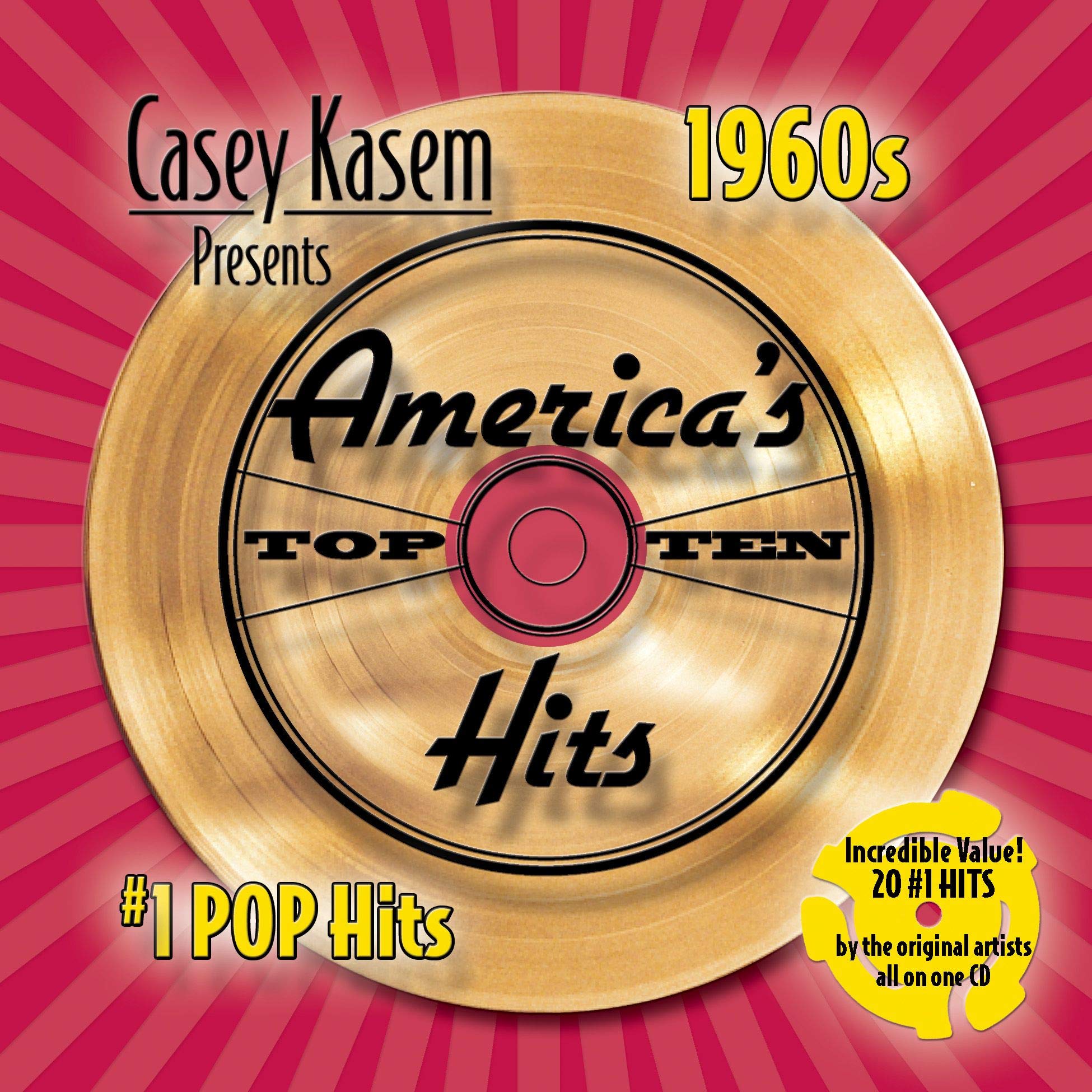 Casey Kasem Presents: America Top Ten Hits: The 60's # 1 Pop Hits used book depot
