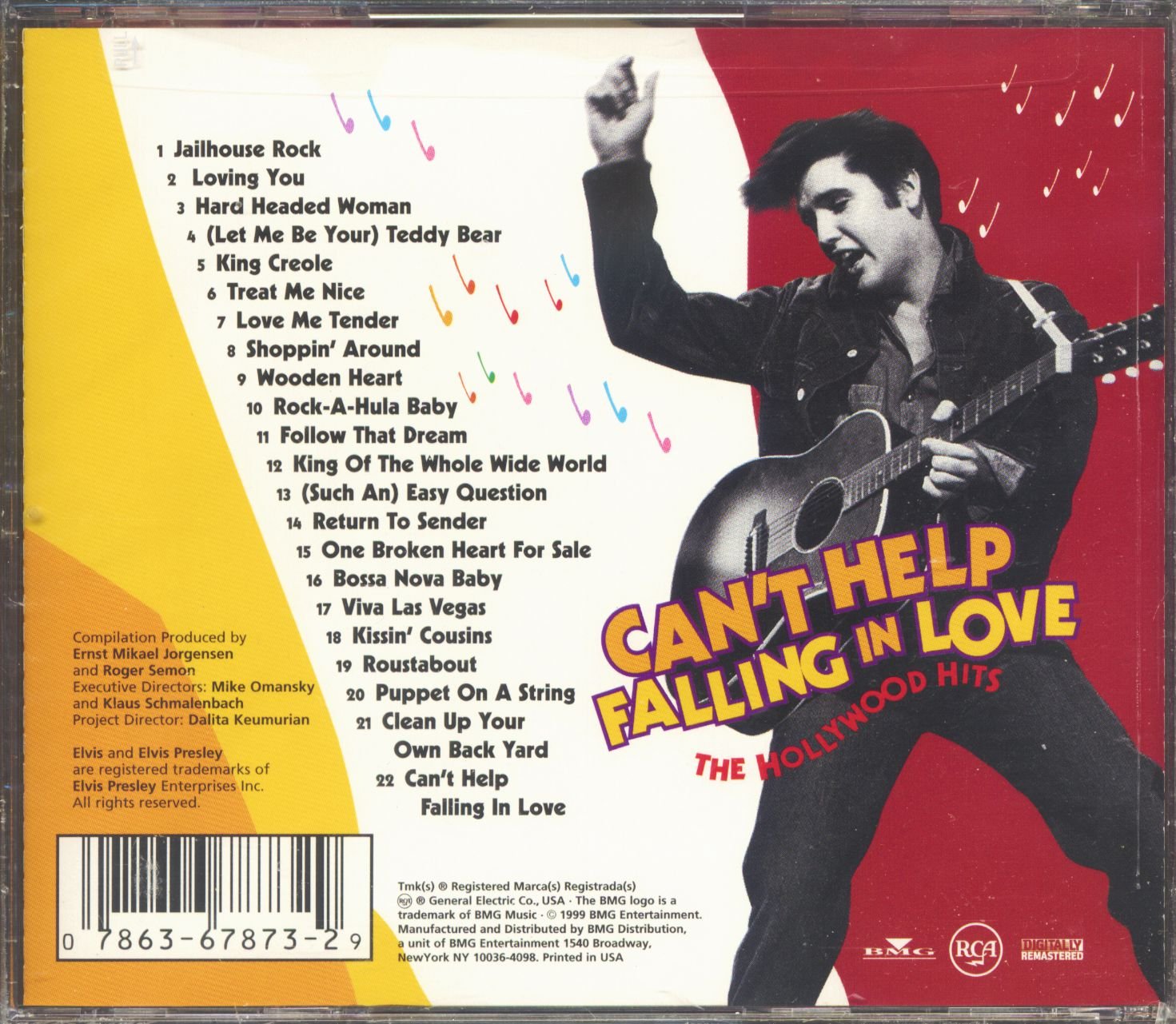 Can't Help Falling In Love: The Hollywood Hits used book depot