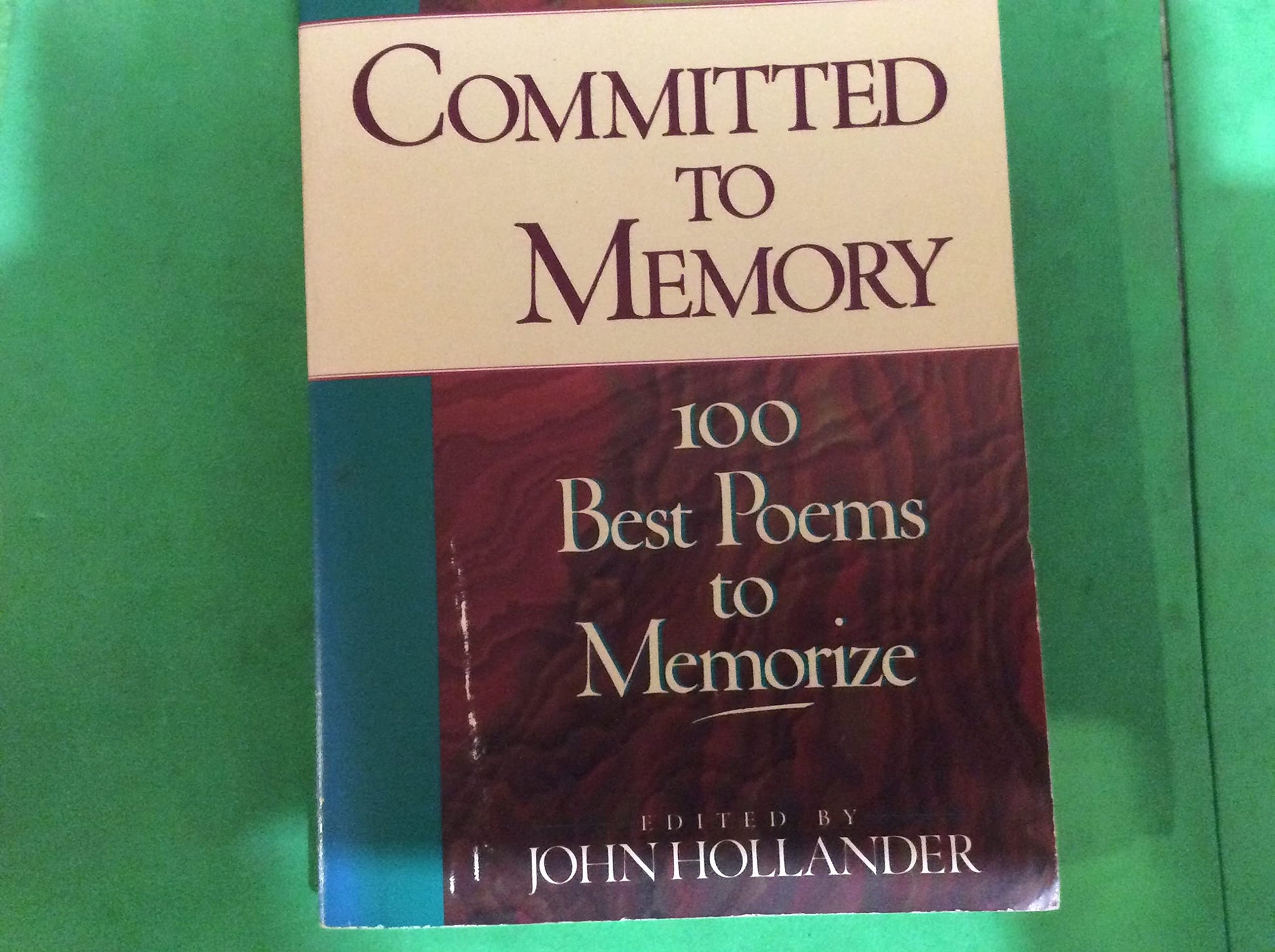 Committed to Memory used book depot