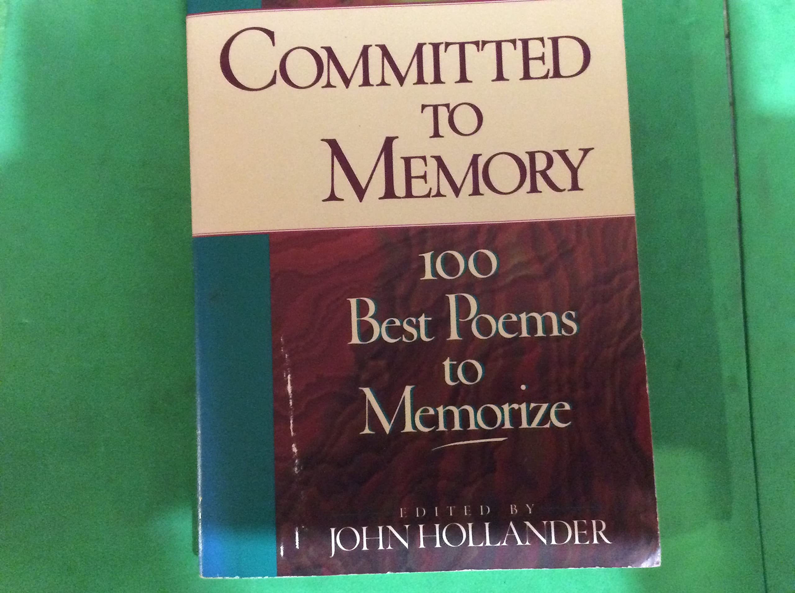 Committed to Memory used book depot