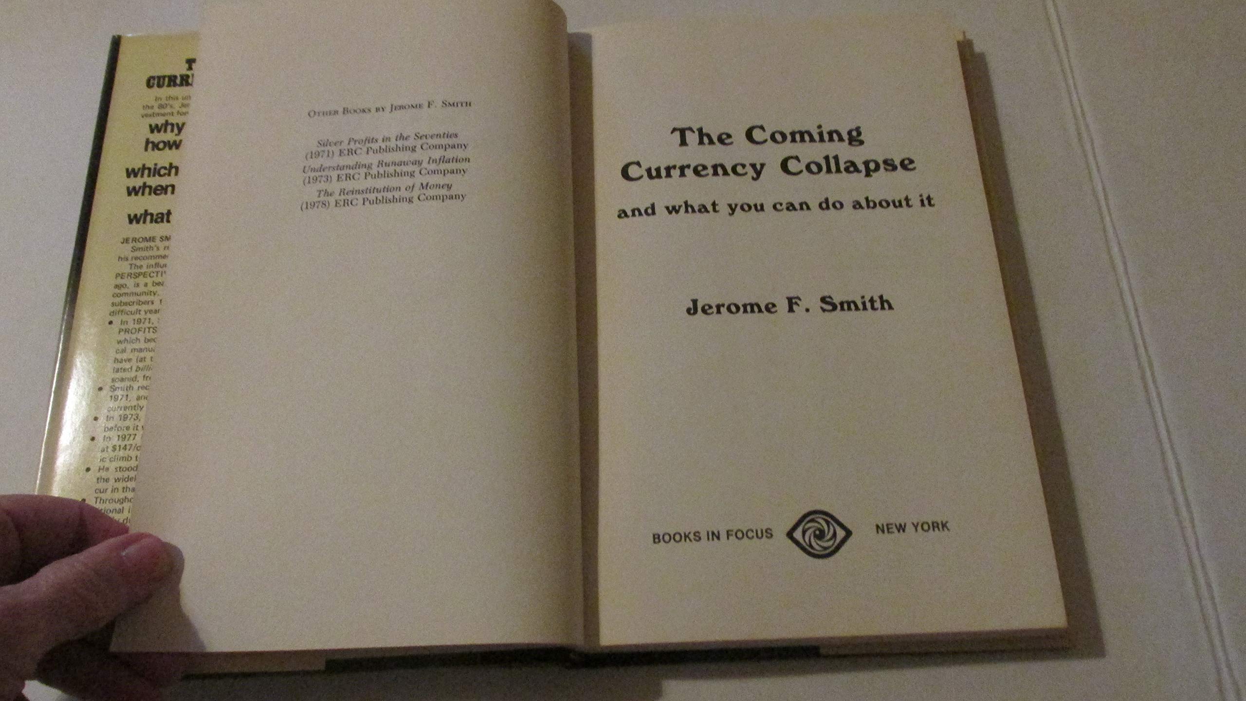 The Coming Currency Collapse and What You Can Do About It used book depot