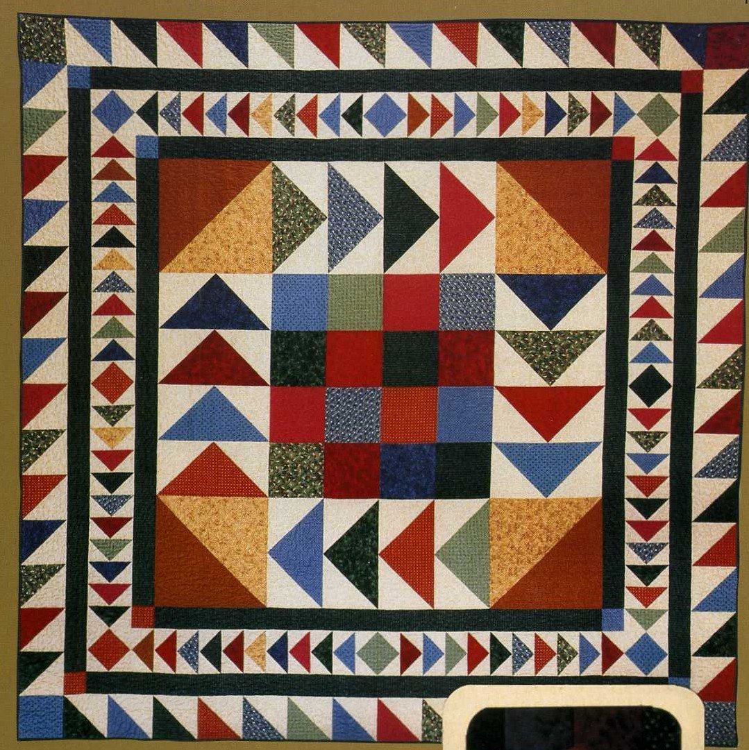 One block says it all: Wonderful bed quilts to piece in a weekend used book depot