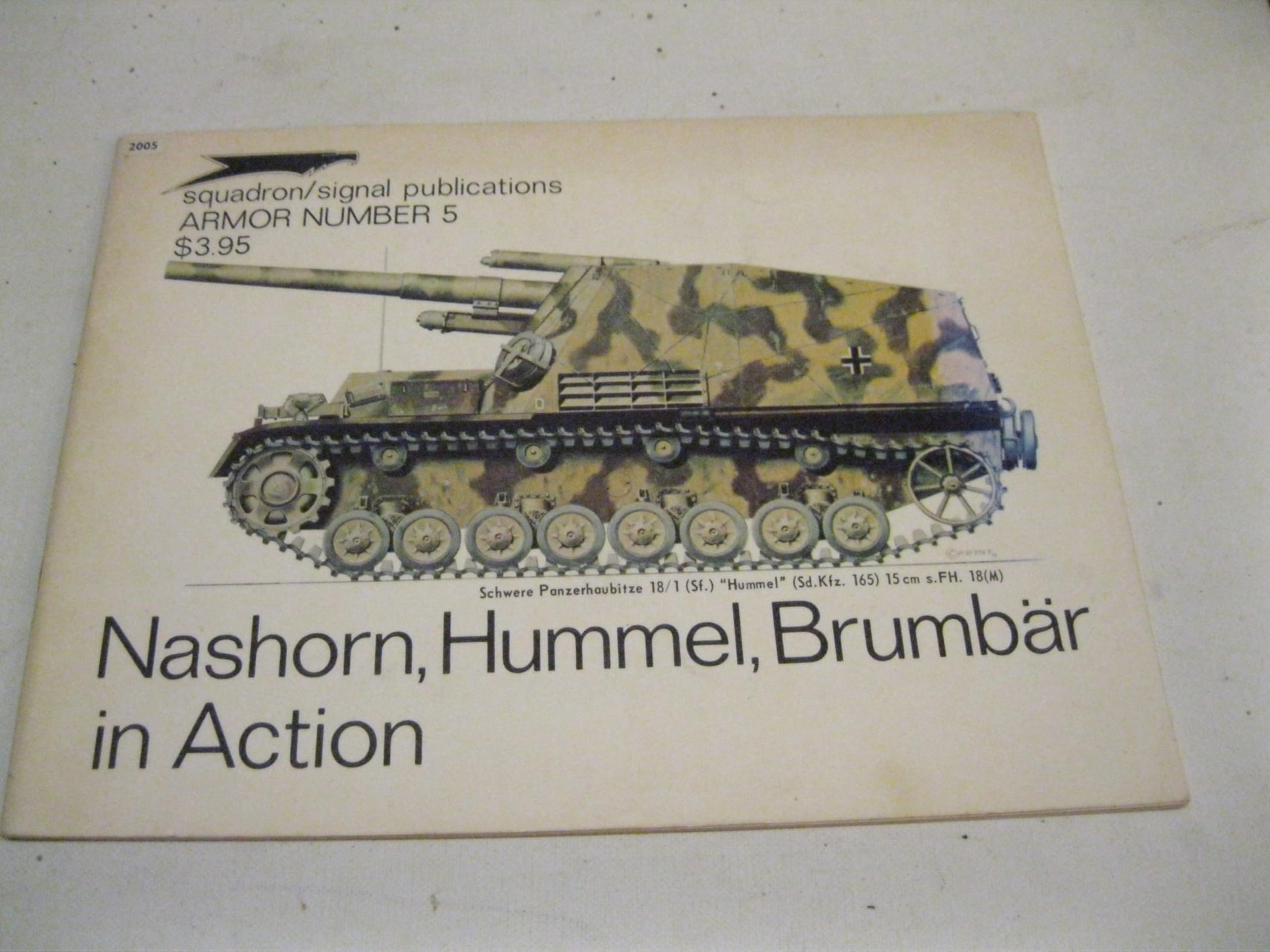 Nashorn, Hummel, Brumbar in Action - Armor No. 5 used book depot