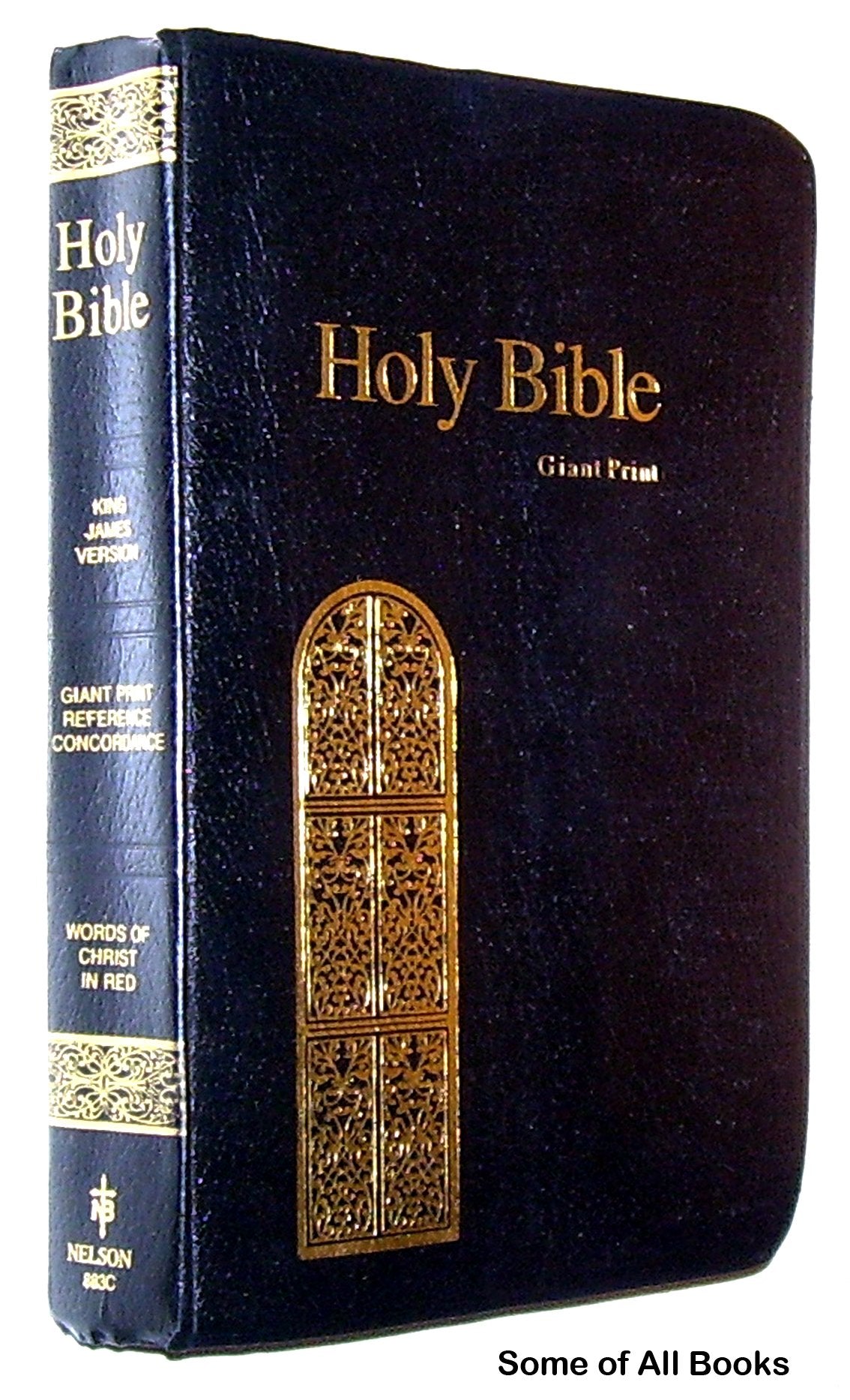 Holy Bible King James Version Giant Print Reference Concordance, Words of Christ in Red (883C)