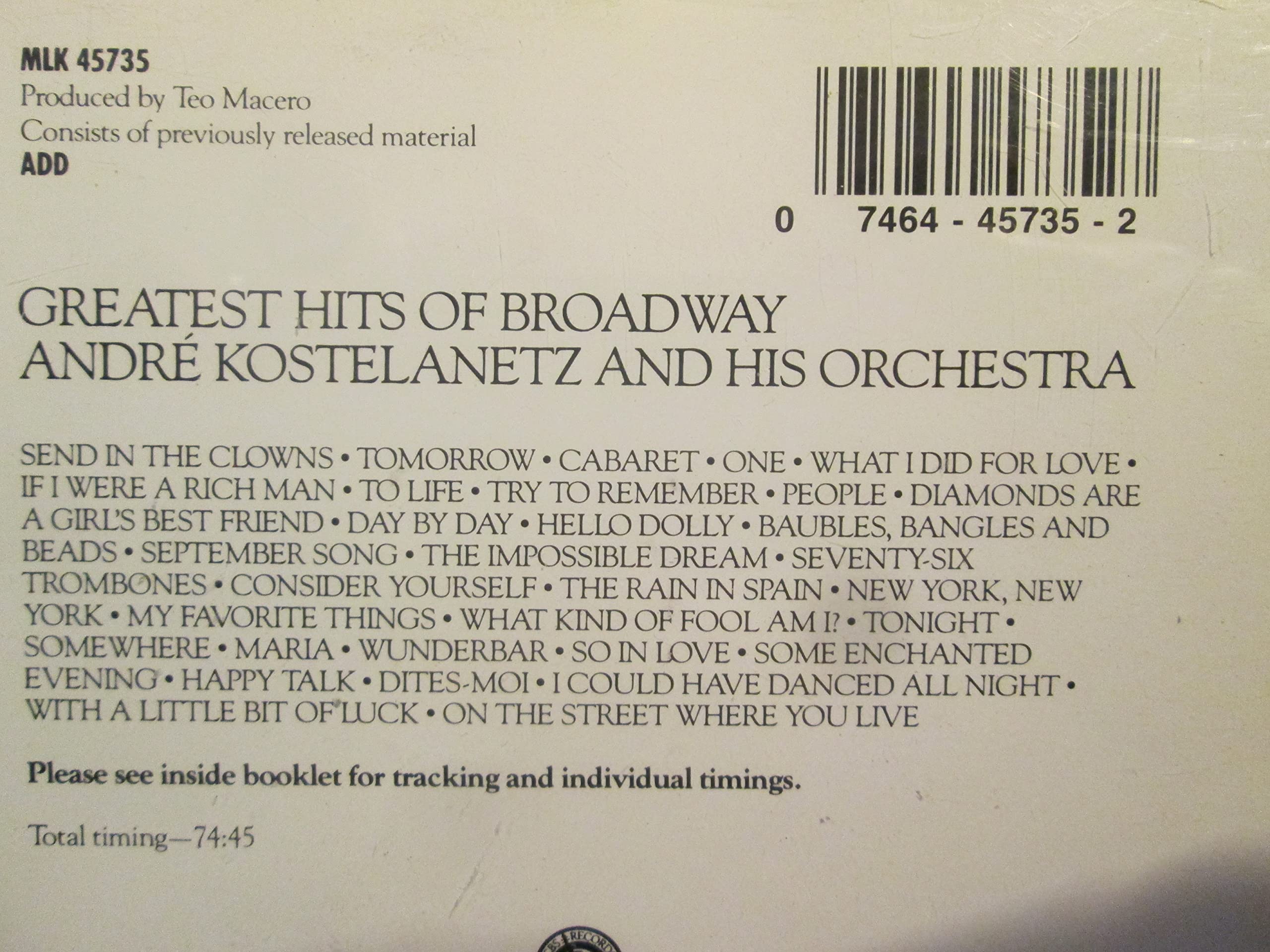 Greatest Hits Broadway used book depot
