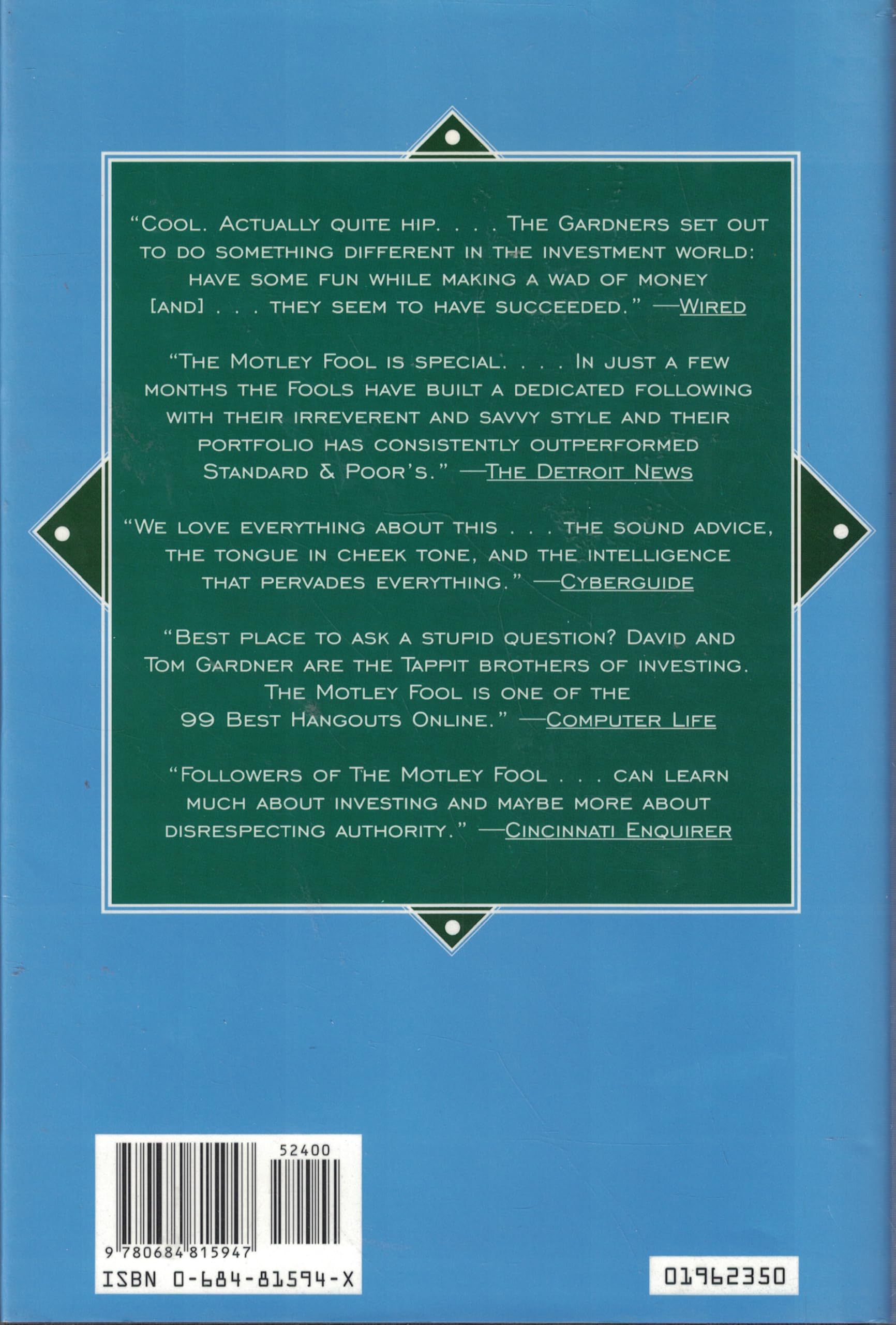 The Motley Fool Investment Guide ~ How the Fool Beats Wall Street's Wise Men and How You Can Too used book depot