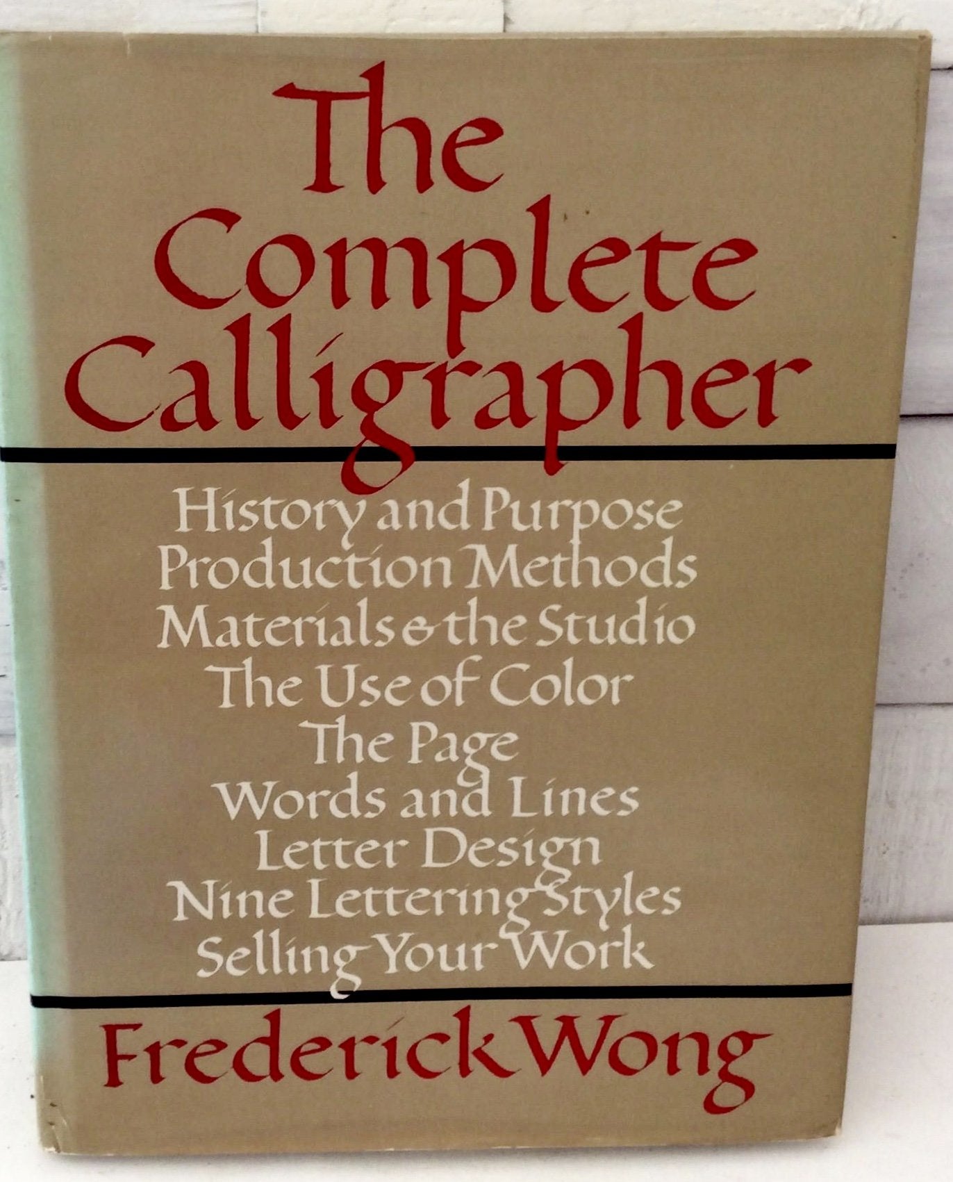 Complete Calligrapher used book depot