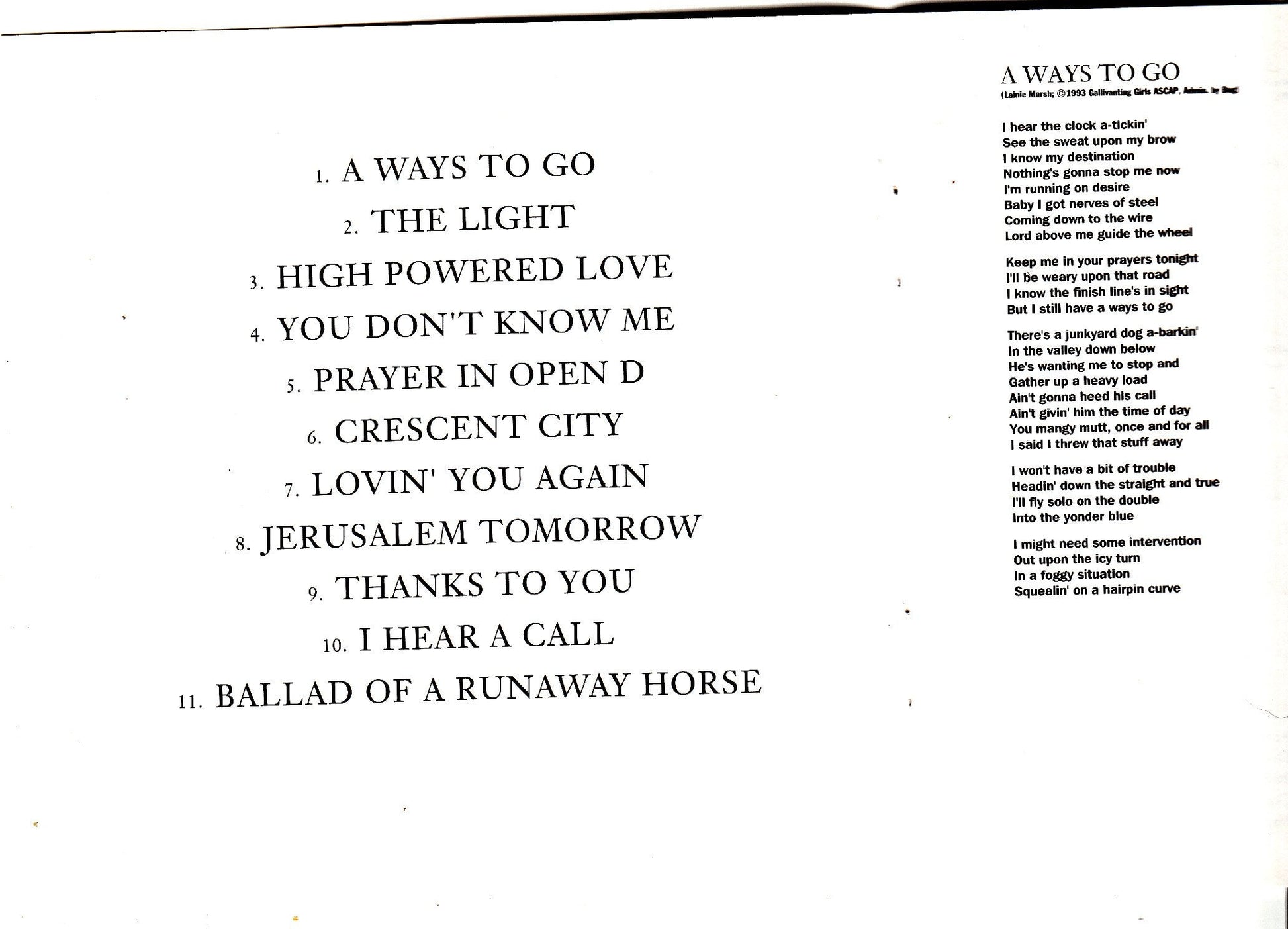 Cowgirl's Prayer used book depot