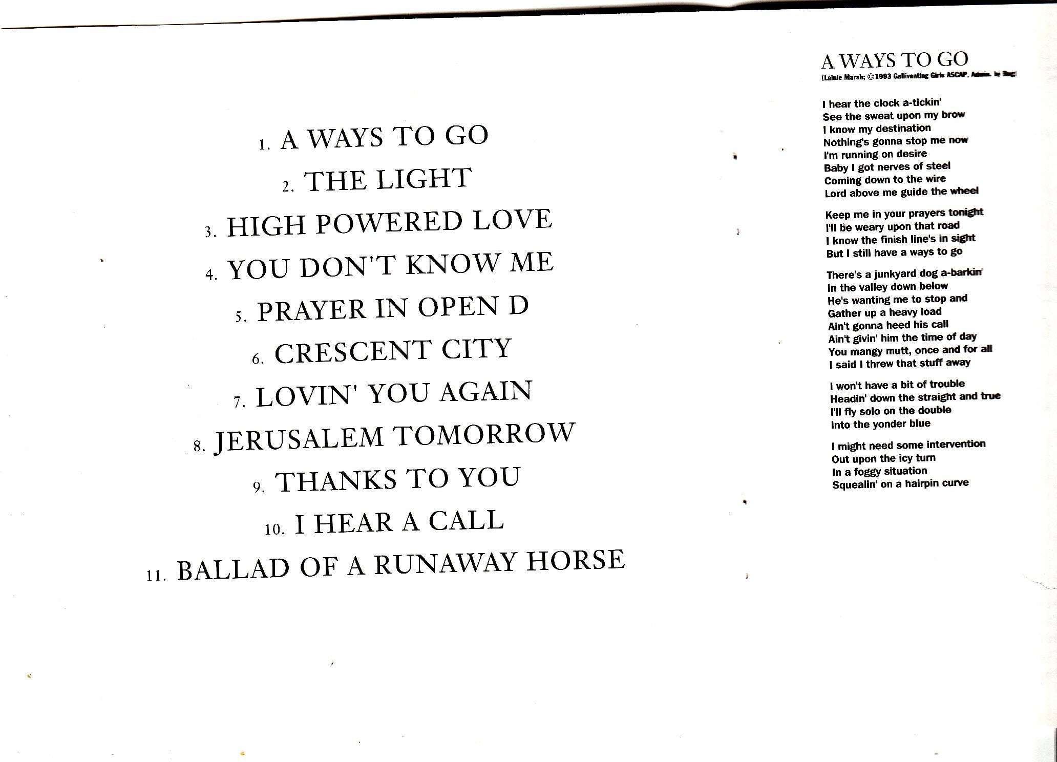 Cowgirl's Prayer used book depot