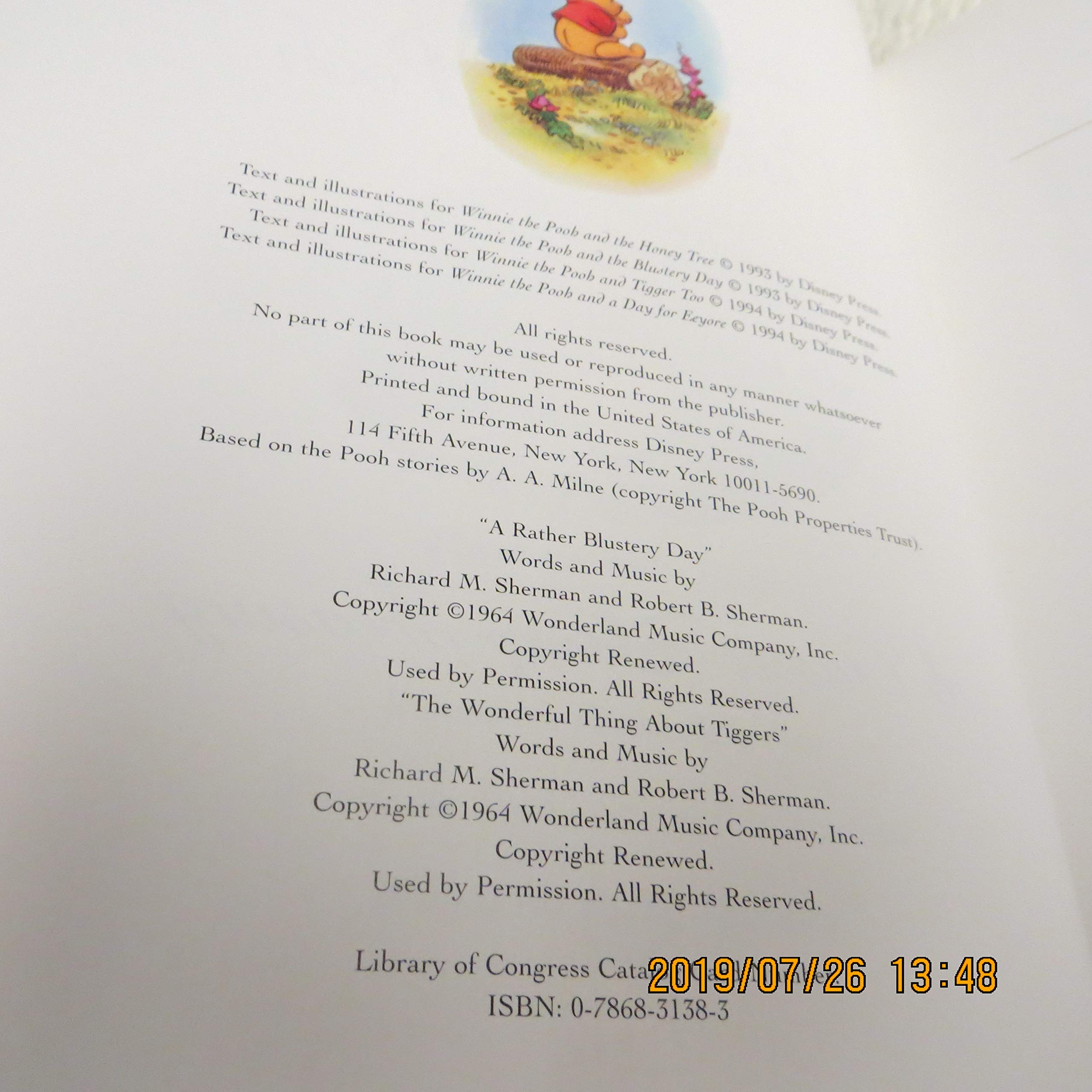 The Many Adventures of Winnie the Pooh: A Classic Disney Treasury