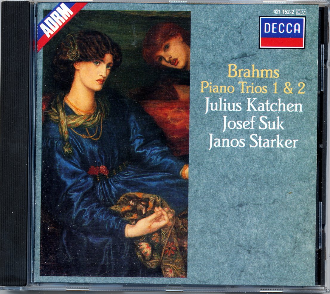Brahms: Piano Trios Nos. 1 & 2 used book depot