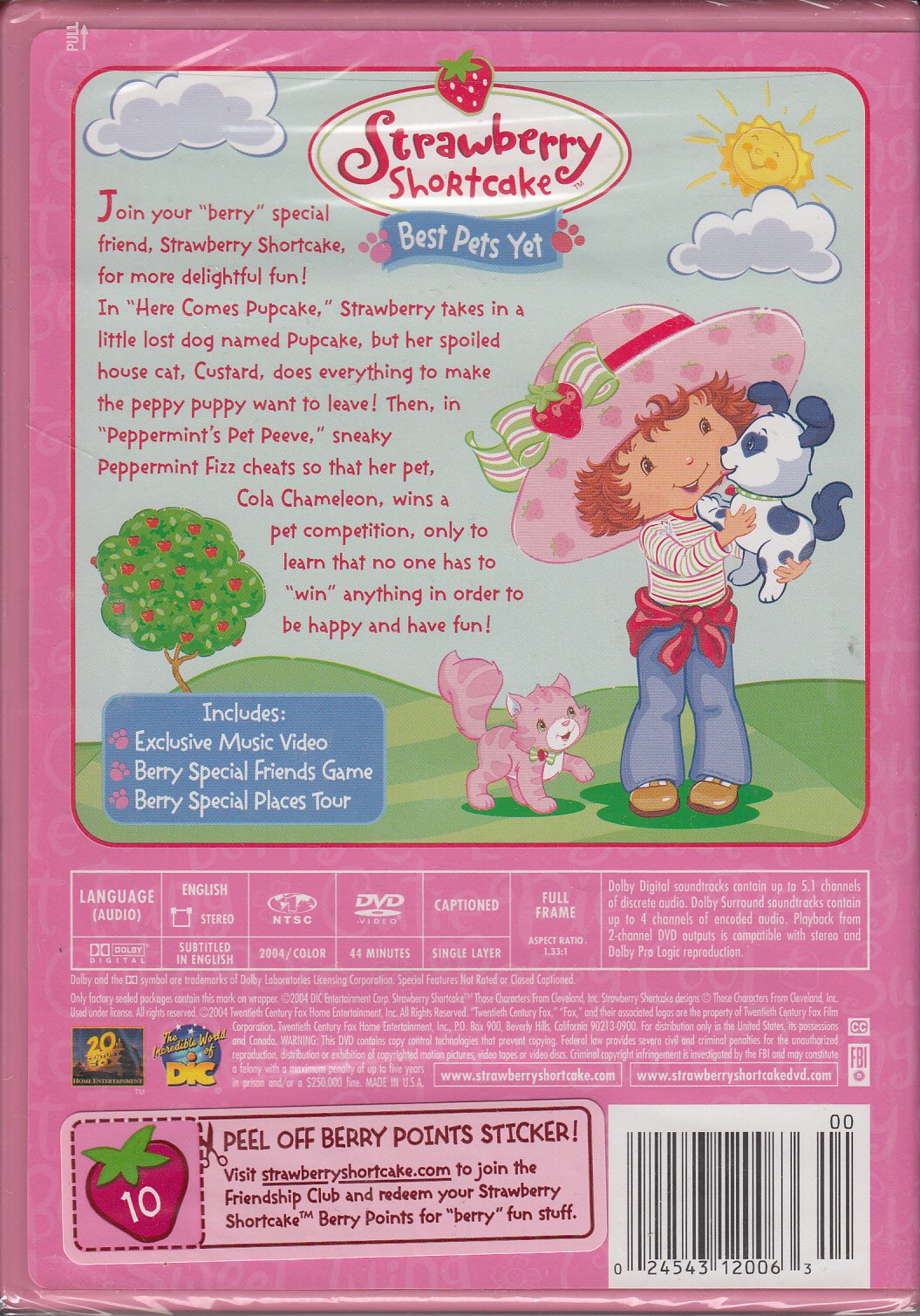 Fox Home Entertainment Strawberry Shortcake: Best Pets Yet