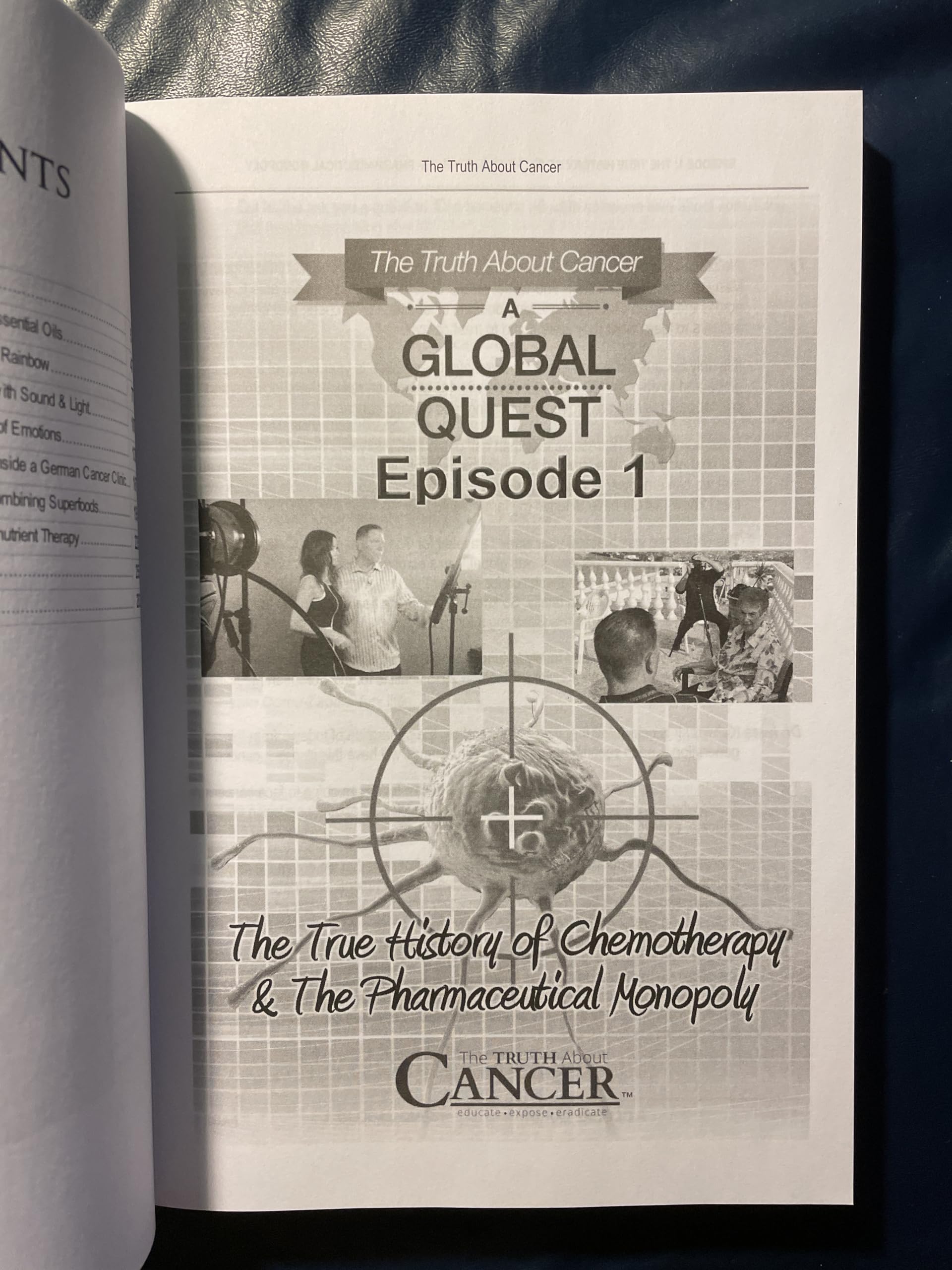 The Truth About Cancer A Global Quest 9 Episodes Complete Transcripts used book depot
