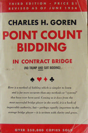 Point count bidding in contract bridge