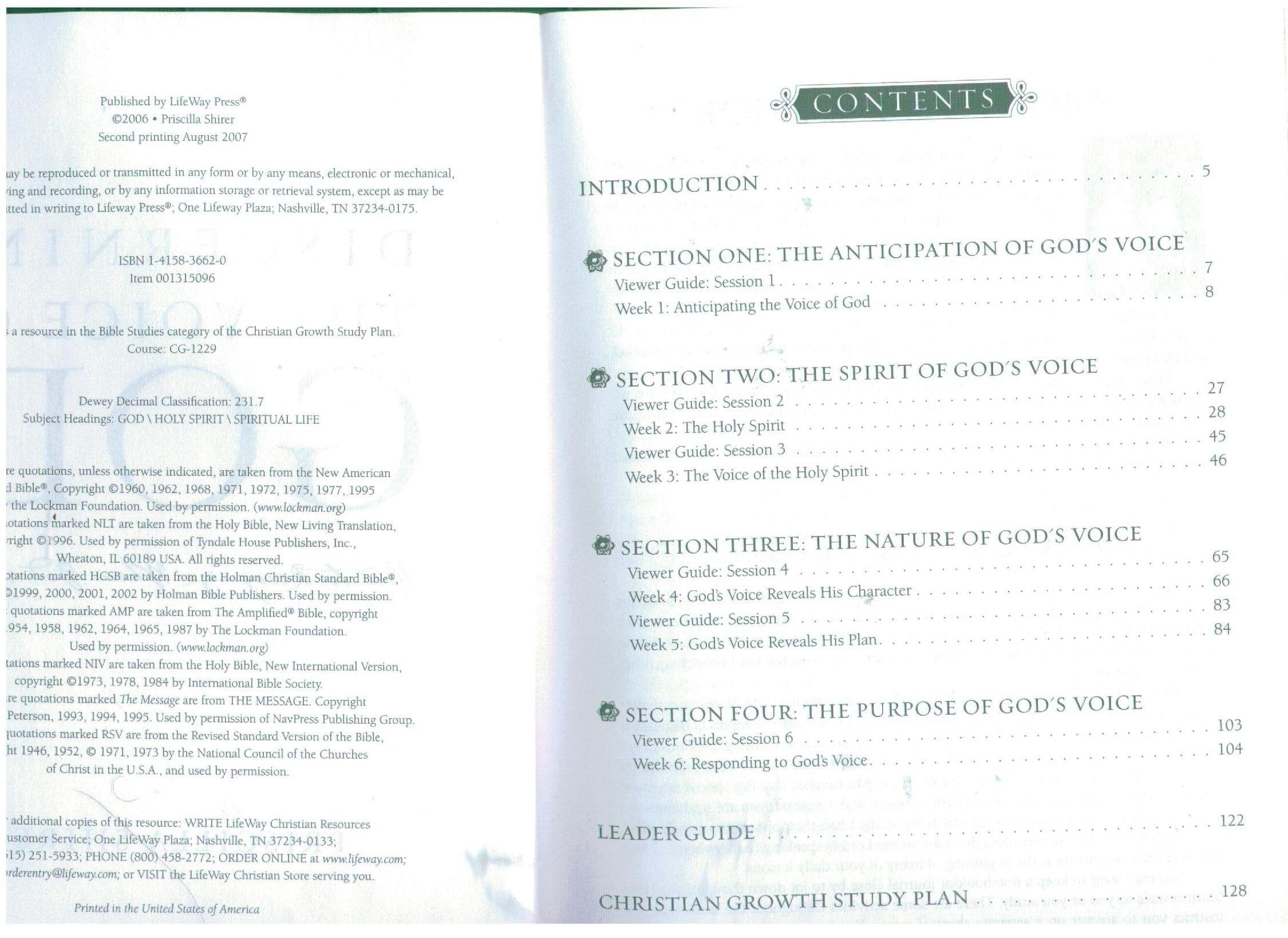 Discerning the Voice of God: How to Recognize When God Speaks (Bible Study Book) used book depot