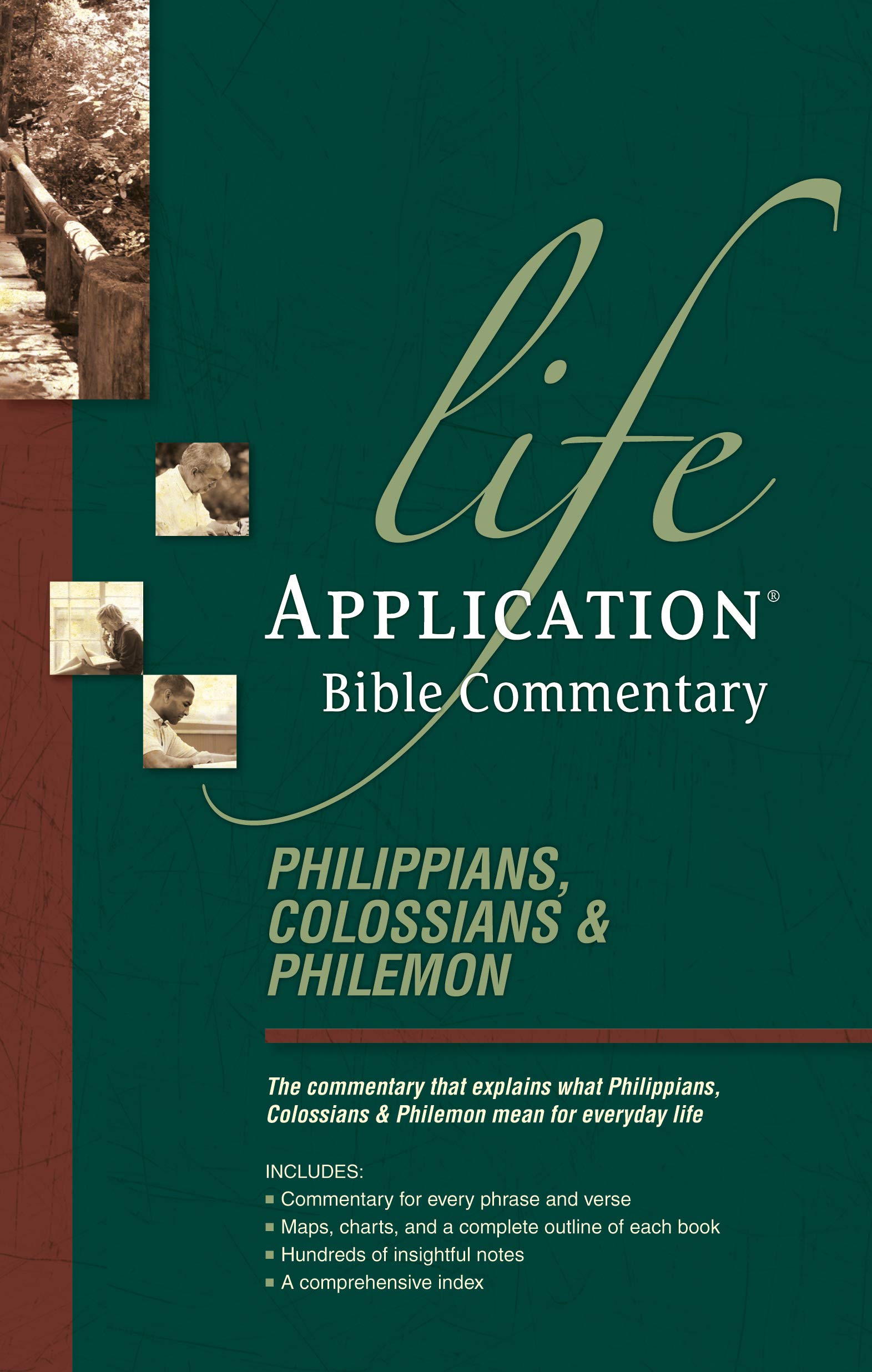 Philippians, Colossians, & Philemon (Life Application Bible Commentary) used book depot